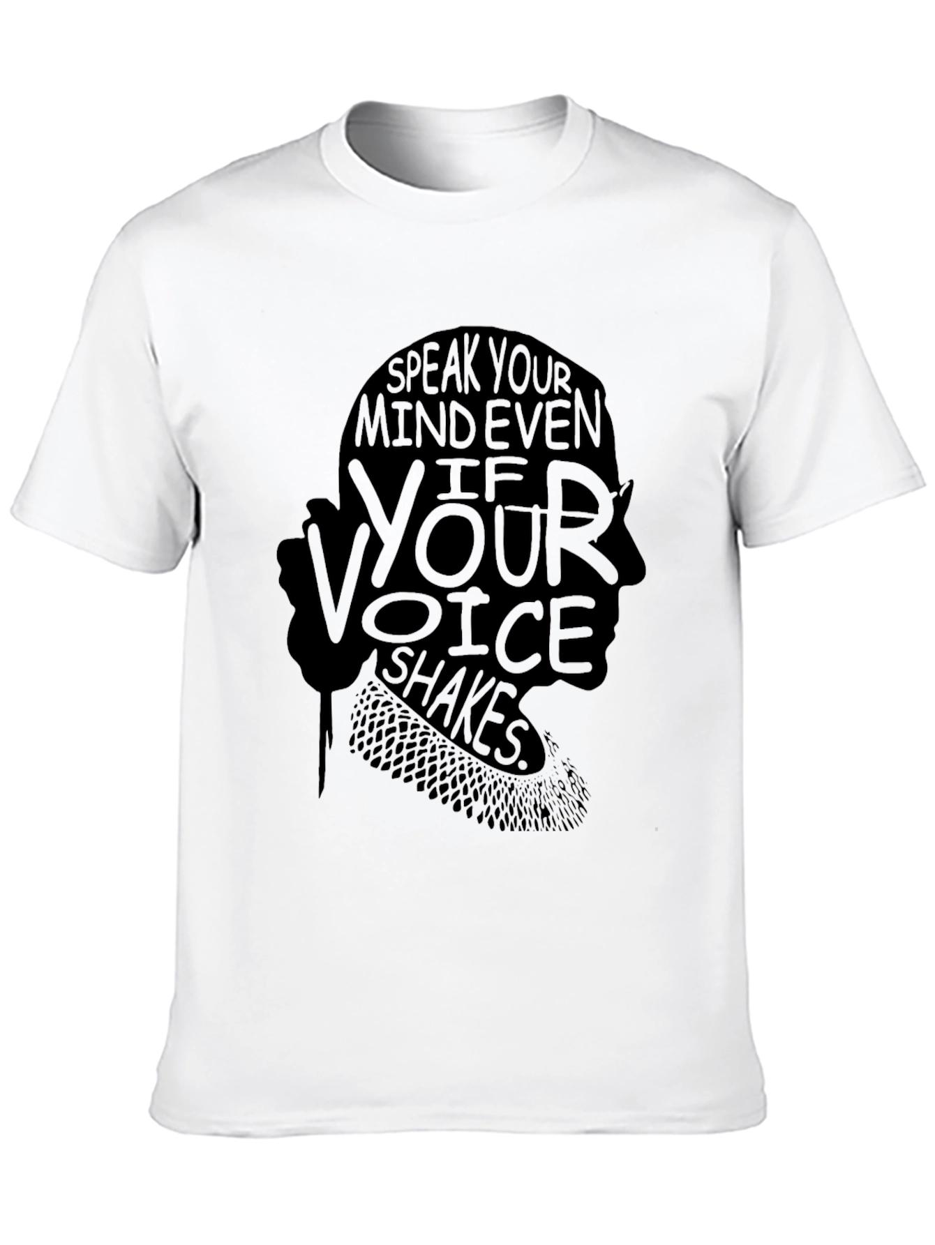 Speak Your Mind RBG Black T-Shirt