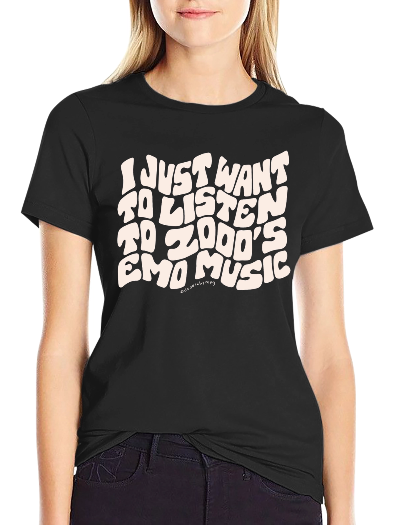 Zodds Emo Music Graphic Tee