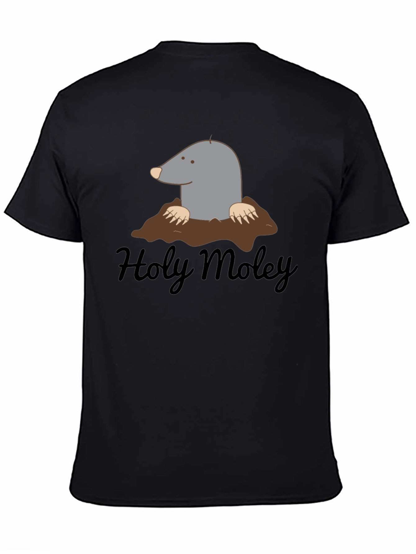 Holy Moley Mole Cartoon Graphic T-Shirt