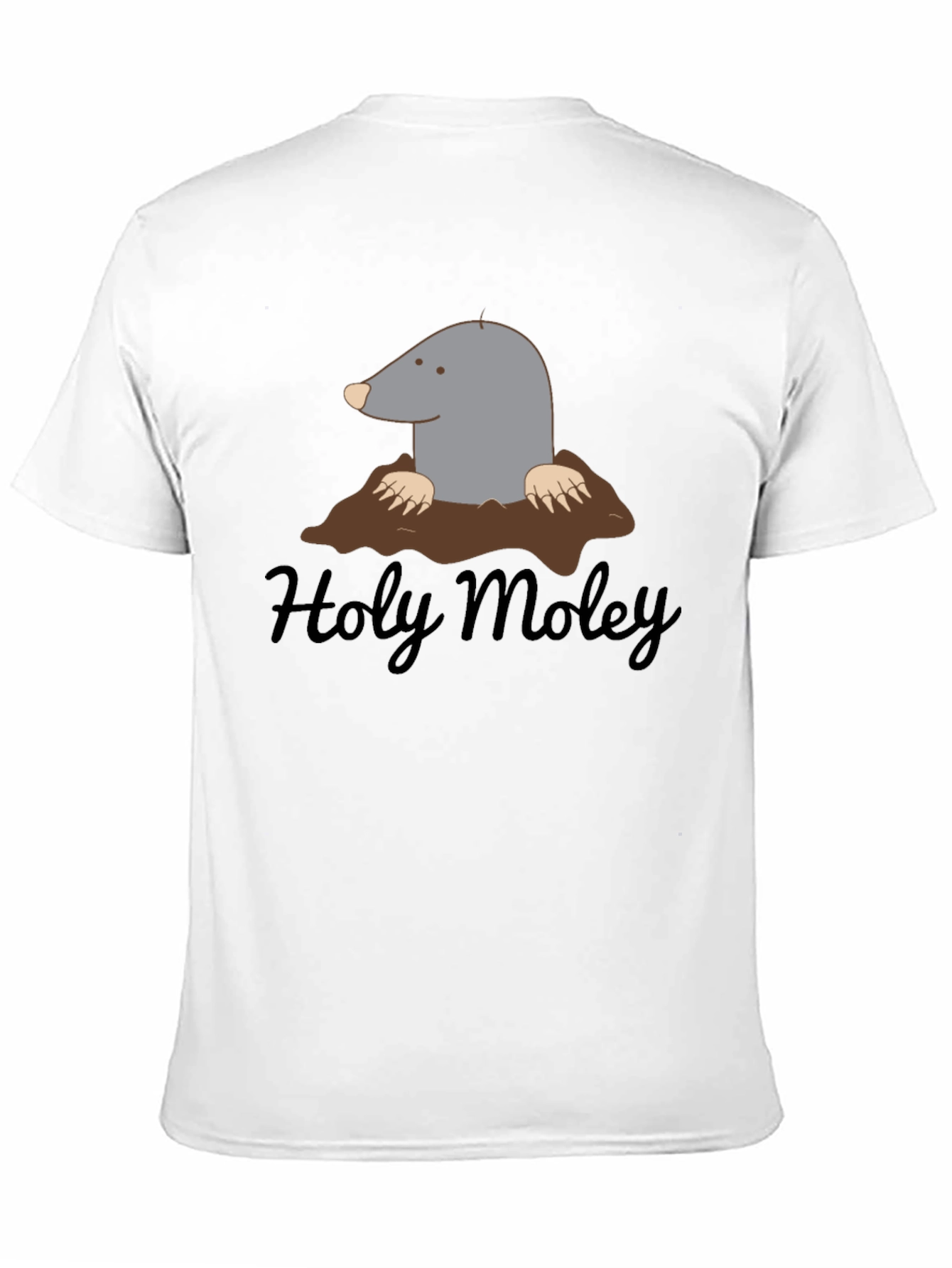 Holy Moley Mole Cartoon Graphic T-Shirt