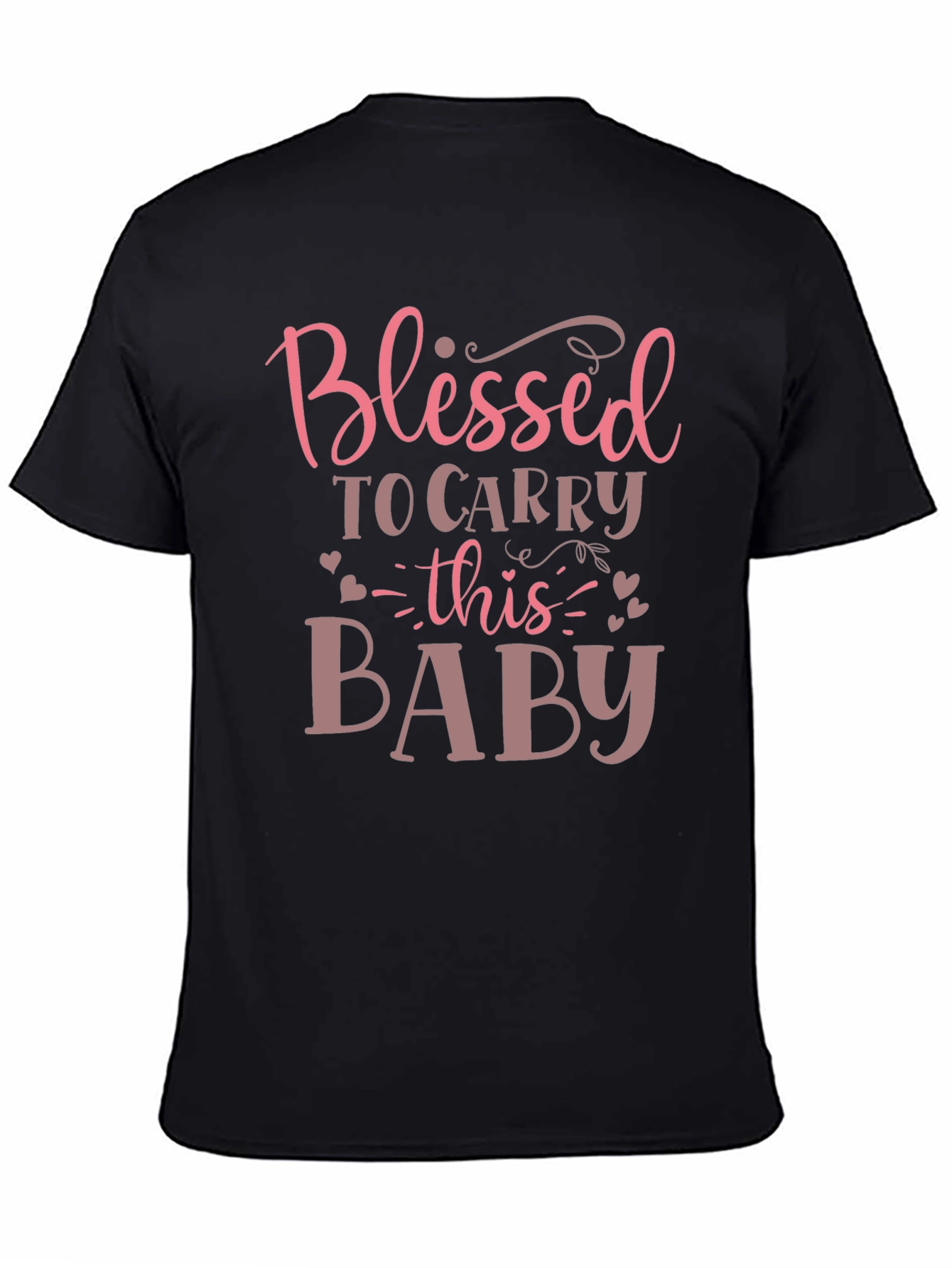 Blessed To Carry Baby Graphic T-Shirt