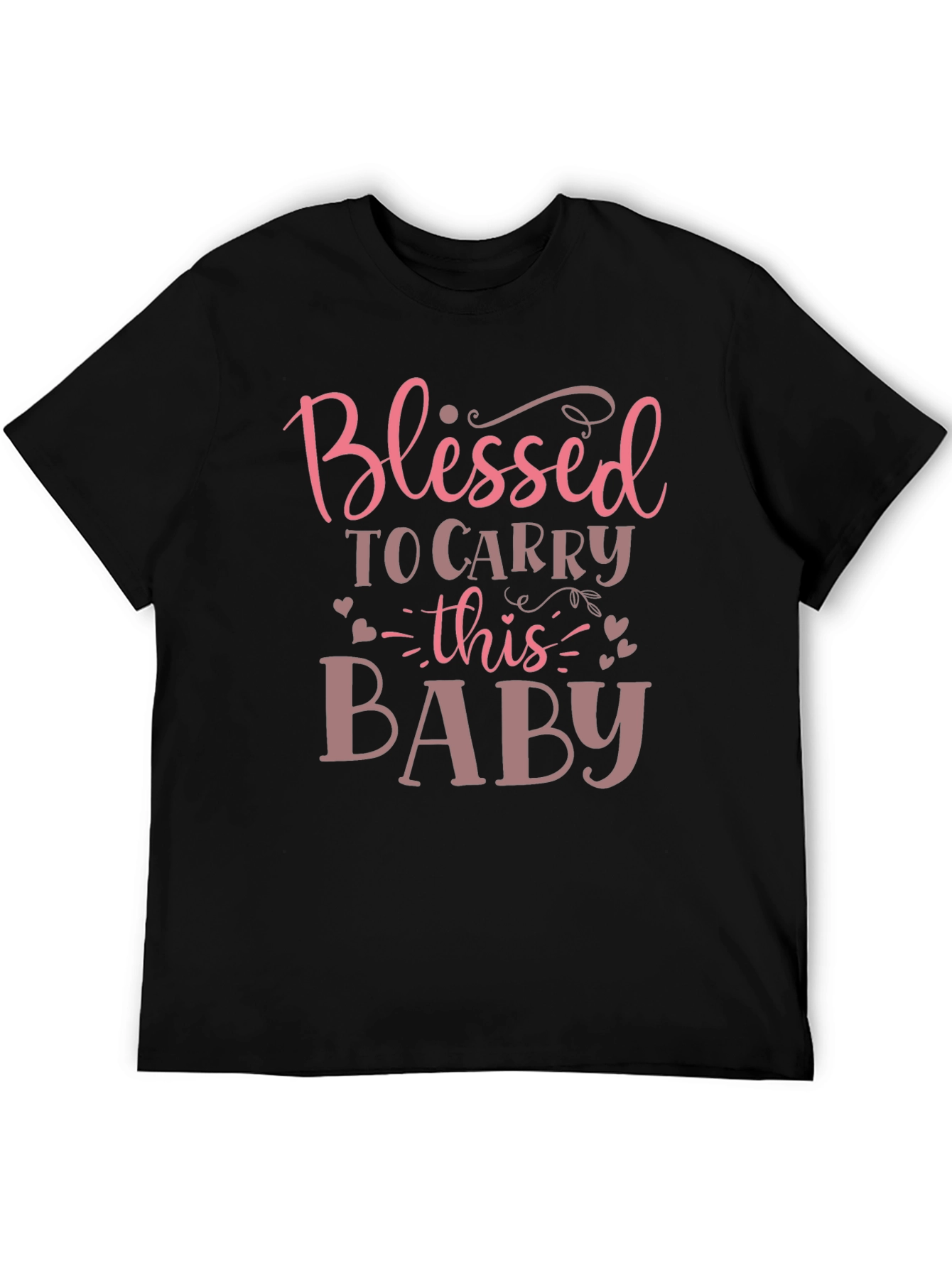 Blessed To Carry Baby Graphic T-Shirt