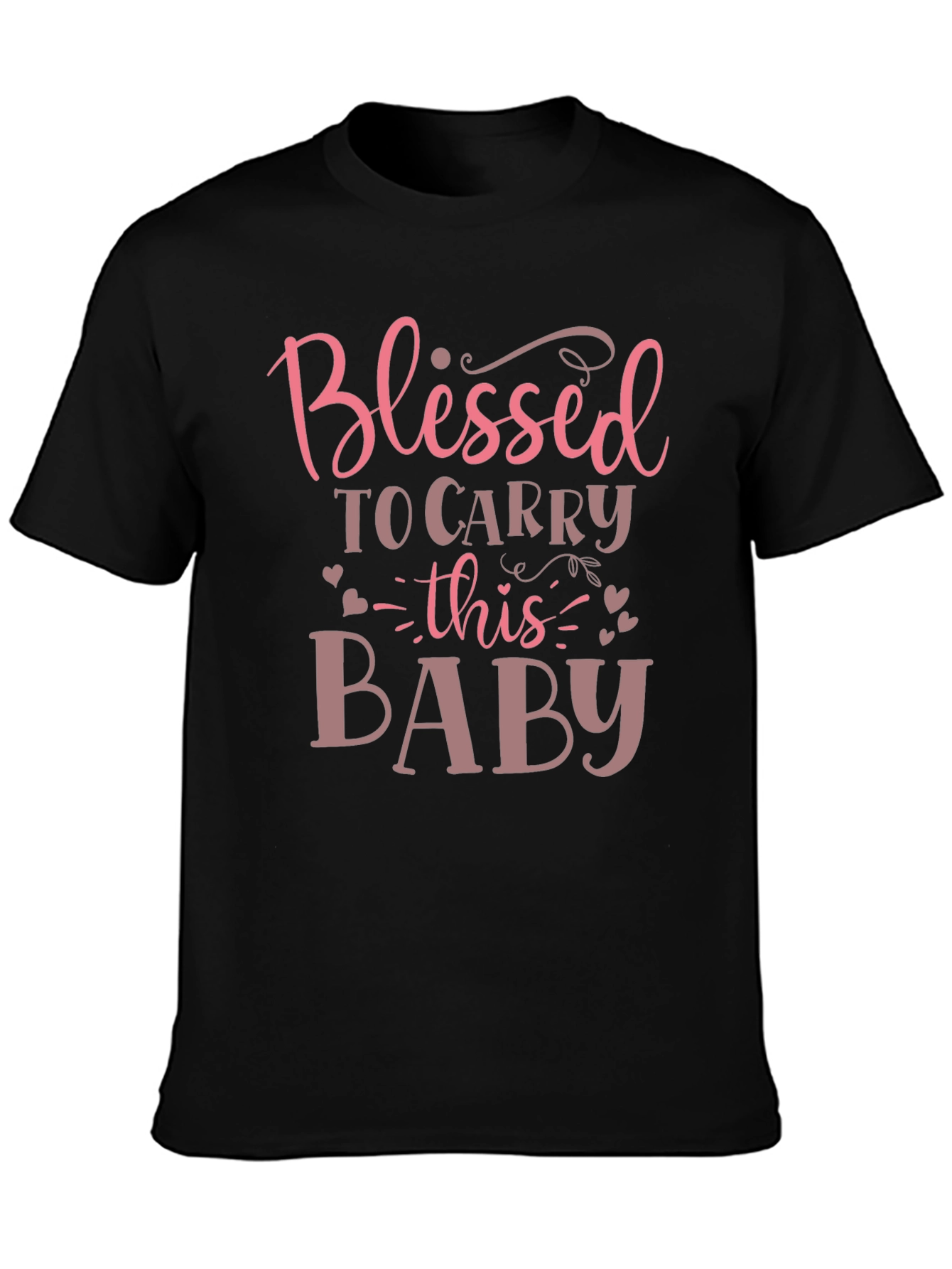 Blessed To Carry Baby Graphic T-Shirt