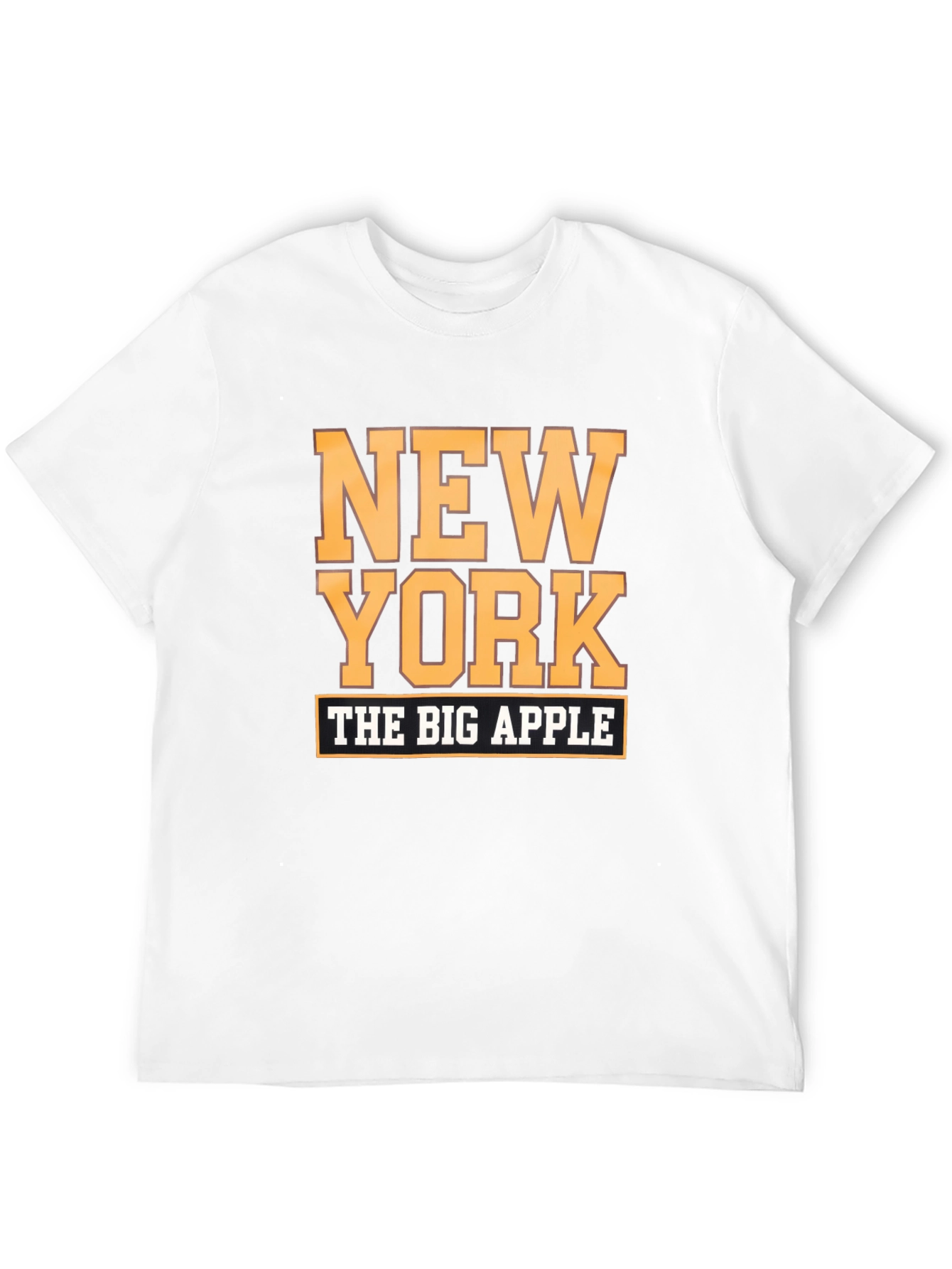 New York The Big Apple Black T-Shirt