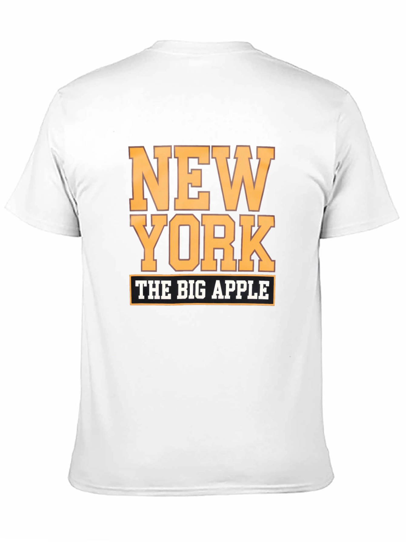 New York The Big Apple Black T-Shirt