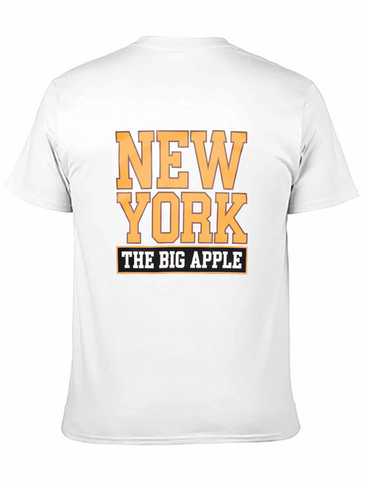 New York The Big Apple Black T-Shirt