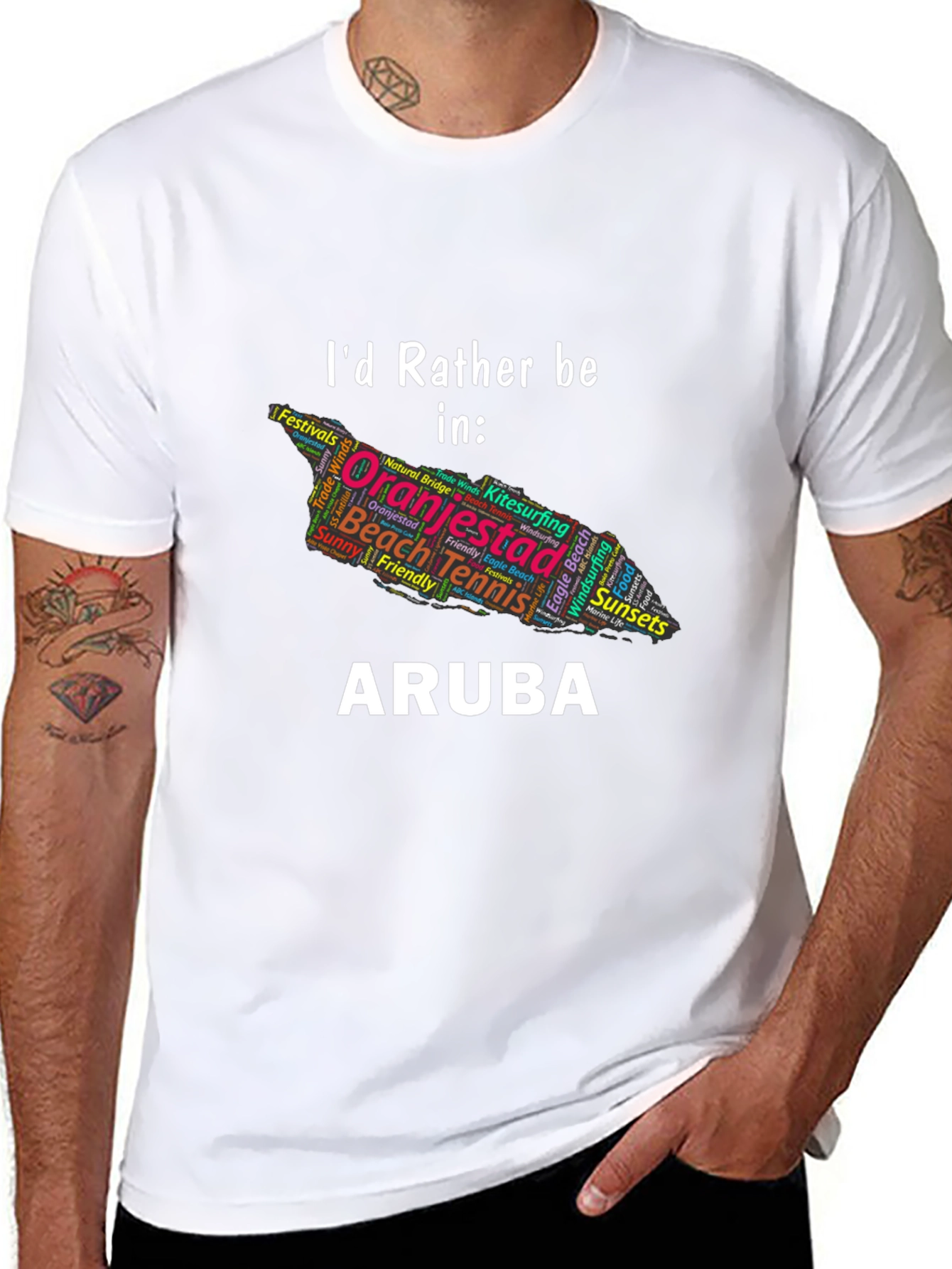 Aruba T-Shirt - Id Rather Be In Aruba