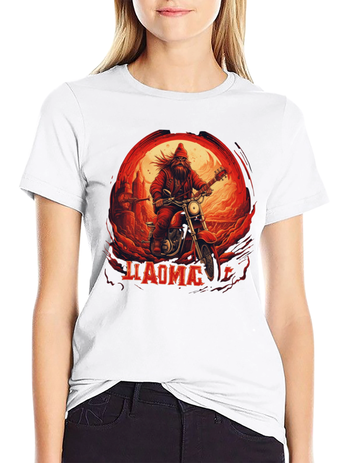 Biker Santa T-Shirt