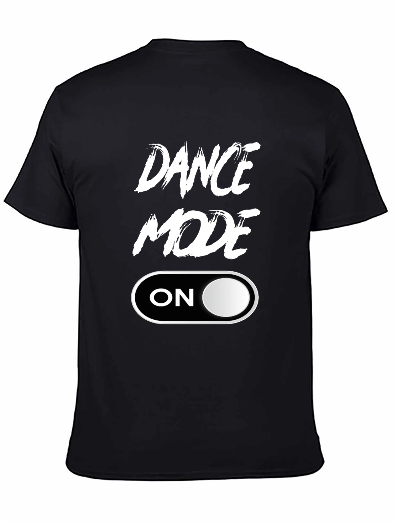 Dance Mode On Black Graphic Tee