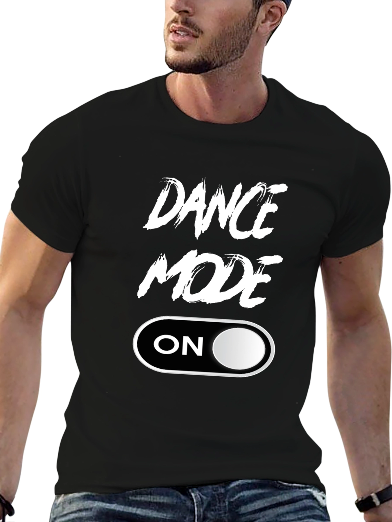 Dance Mode On Black Graphic Tee