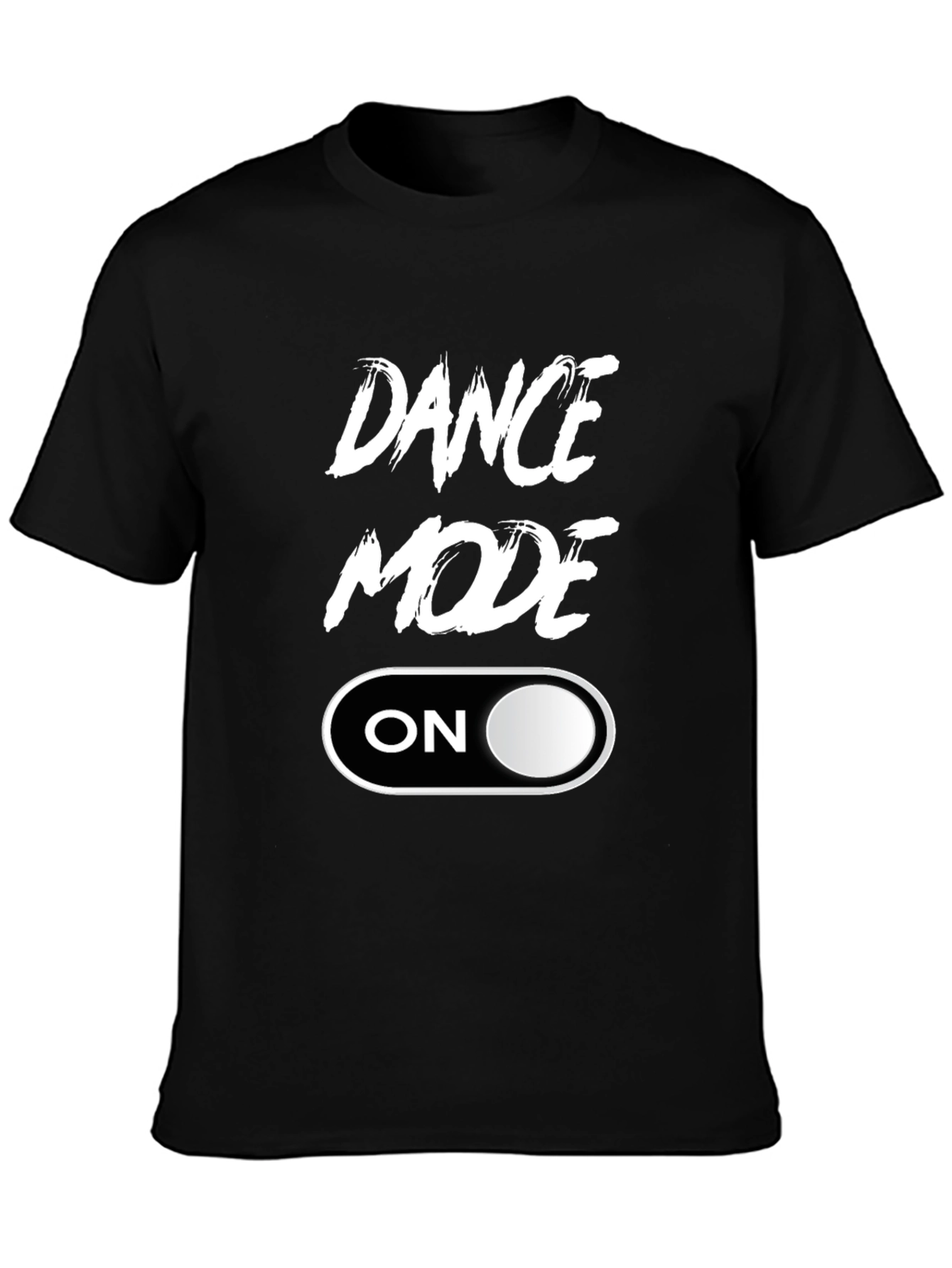 Dance Mode On Black Graphic Tee