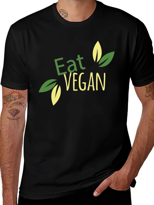 Eat Vegan Graphic Tee - Stylish & Comfortable