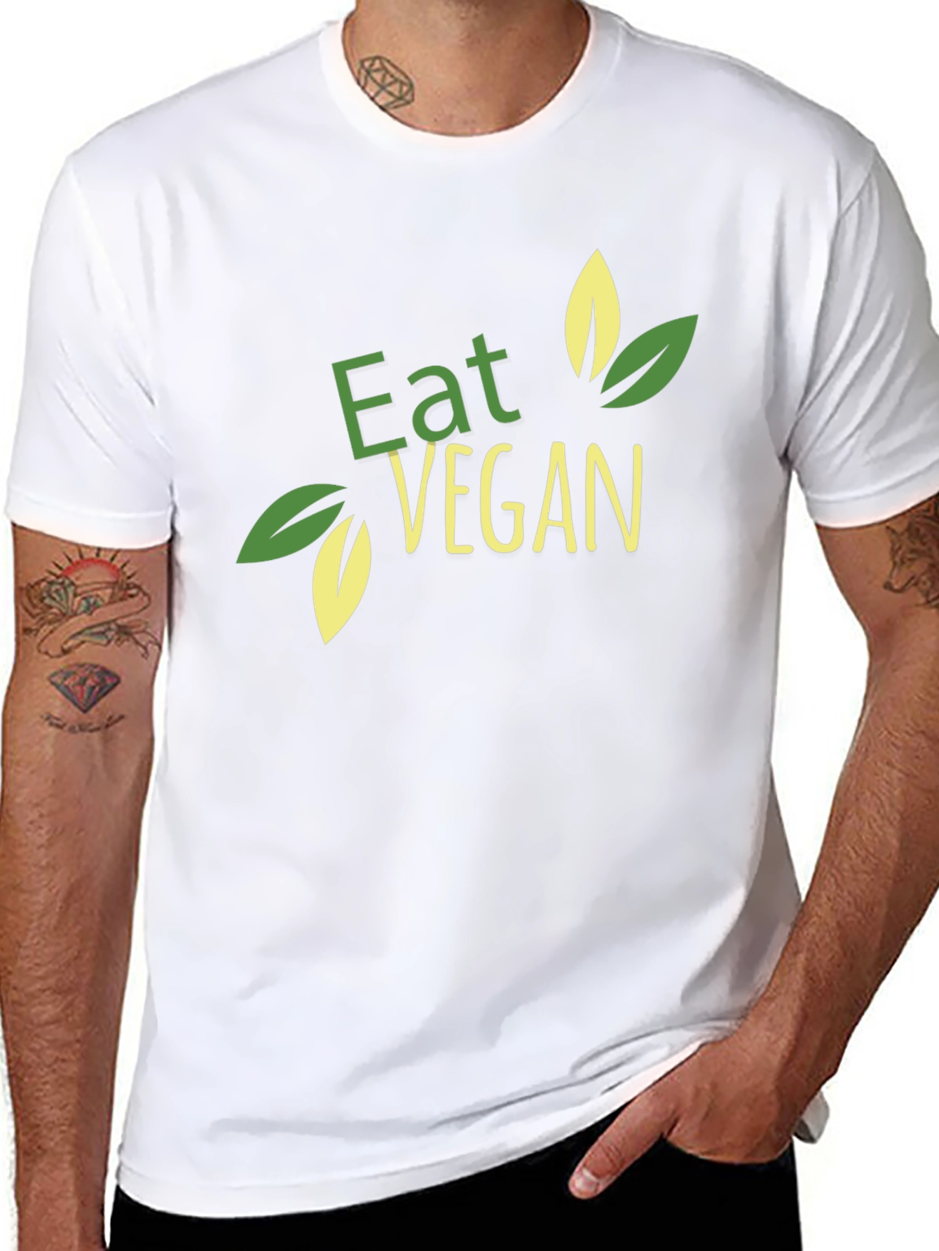 Eat Vegan Graphic Tee - Stylish & Comfortable