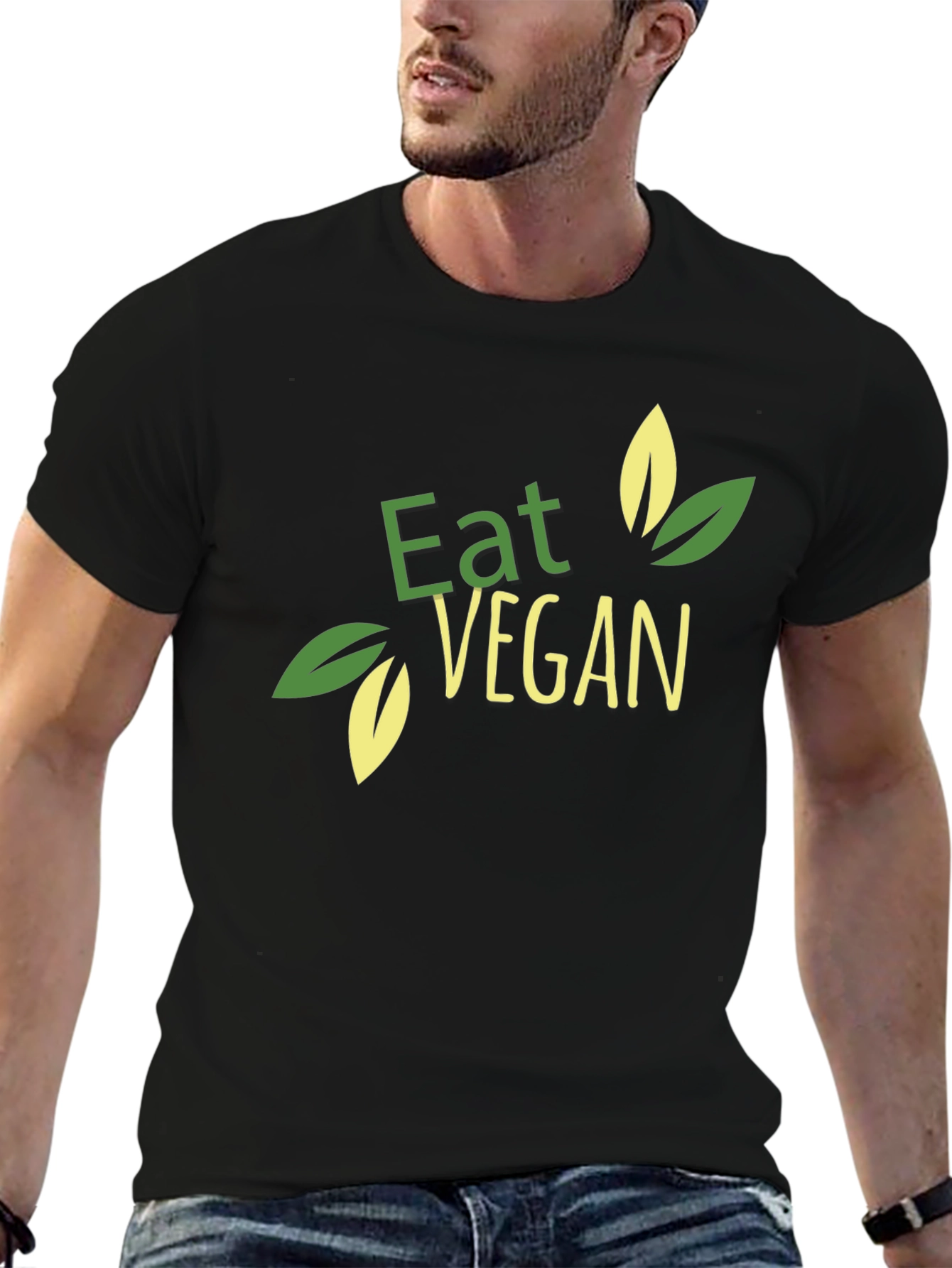 Eat Vegan Graphic Tee - Stylish & Comfortable