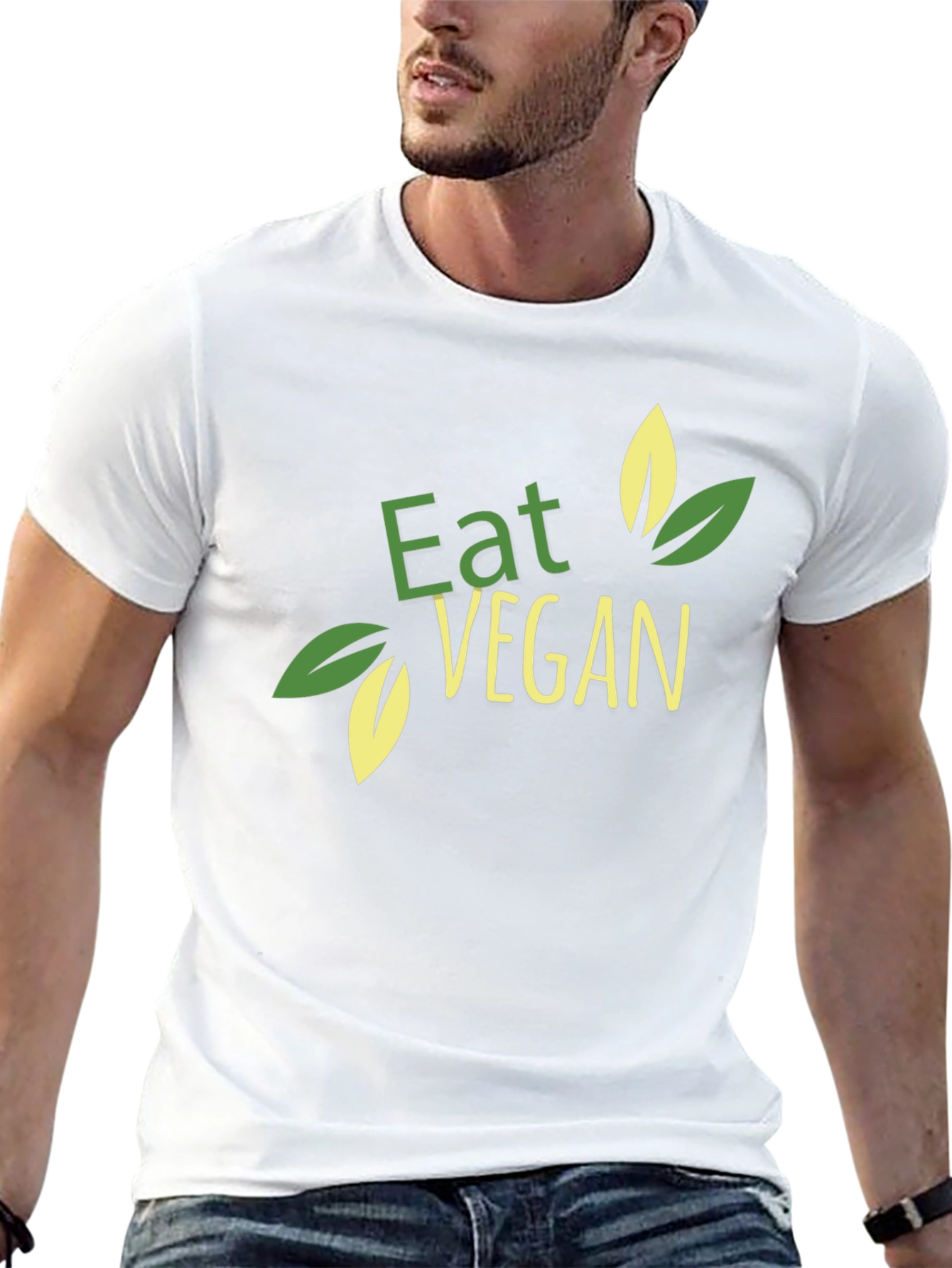 Eat Vegan Graphic Tee - Stylish & Comfortable