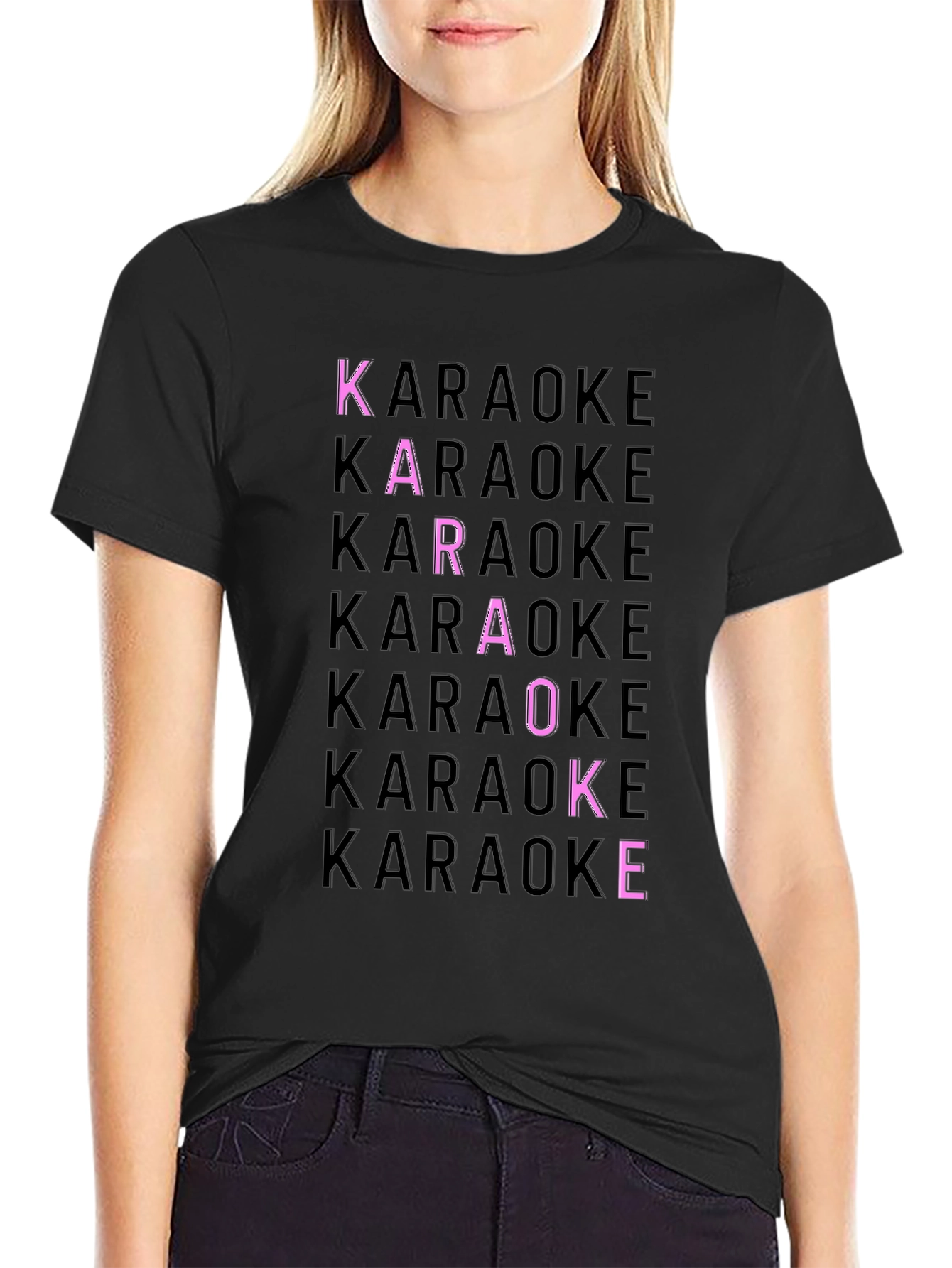 Karaoke Graphic Print Tee