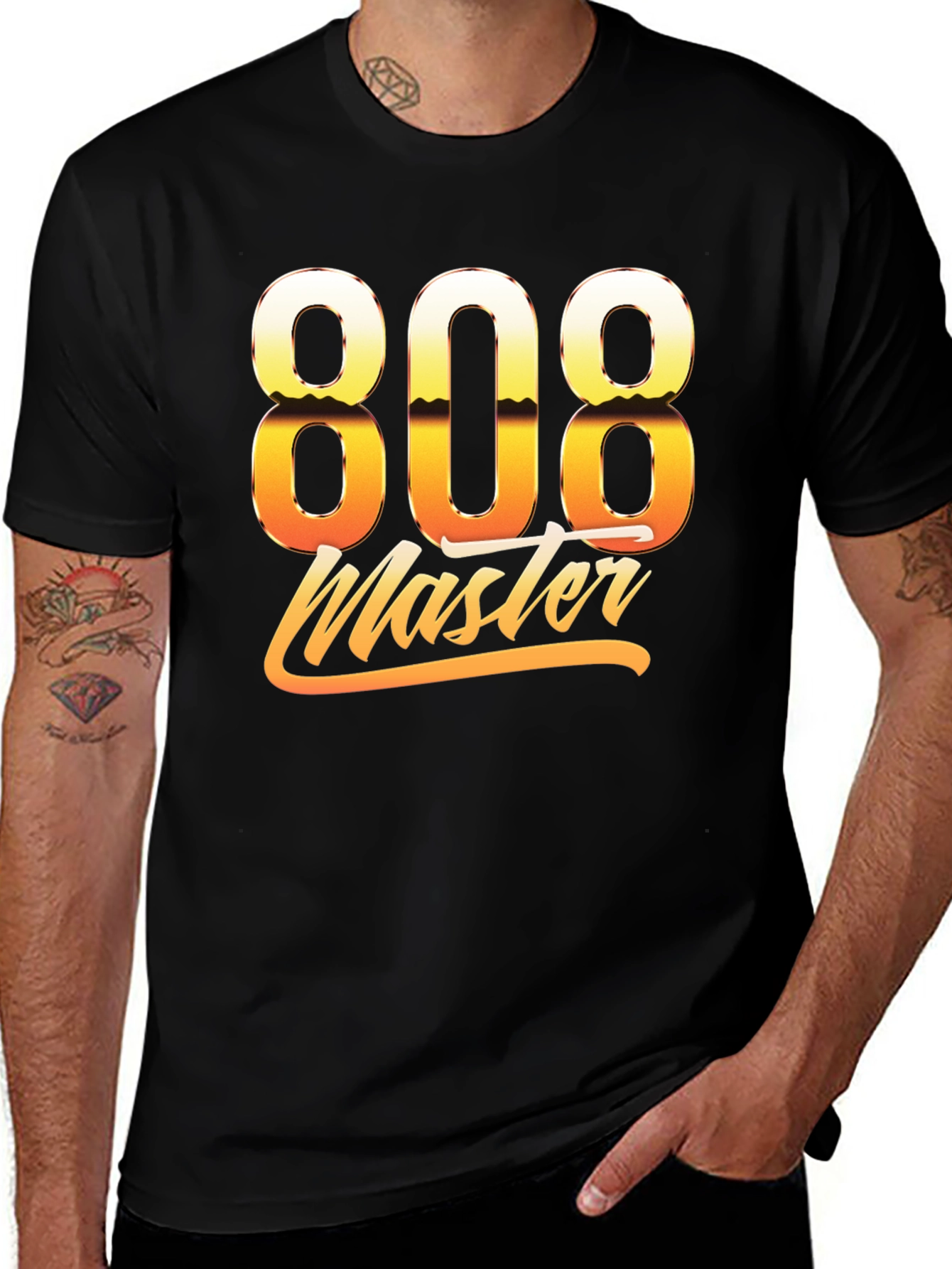 808 Master Black T-Shirt