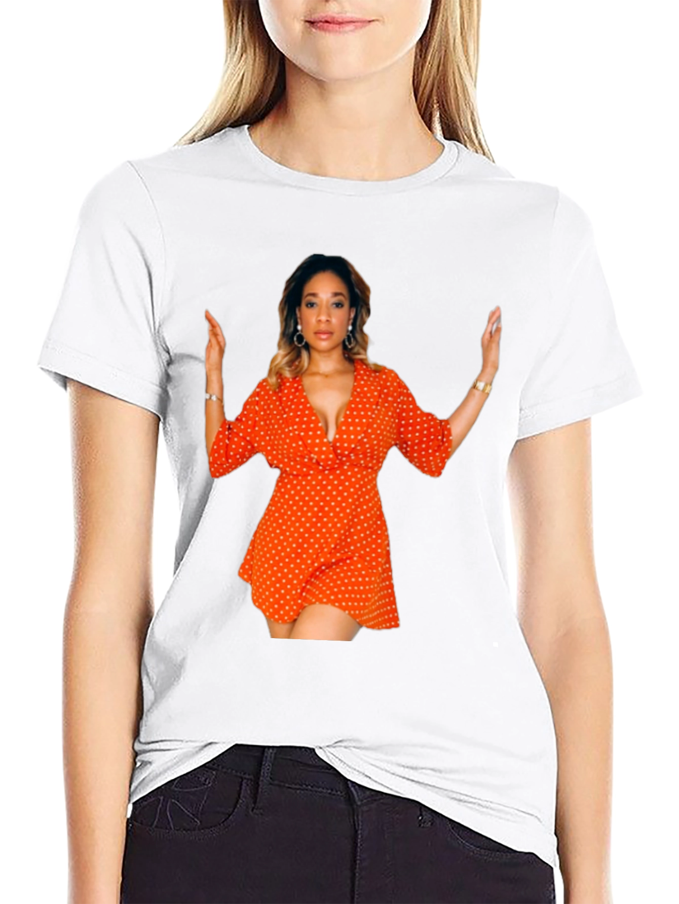 Fun Polka Dot Dress T-Shirt