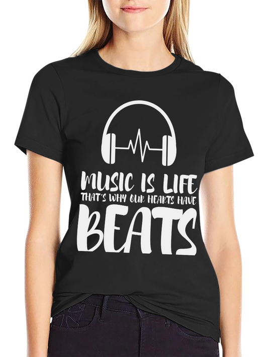 Music is Life Graphic Tee
