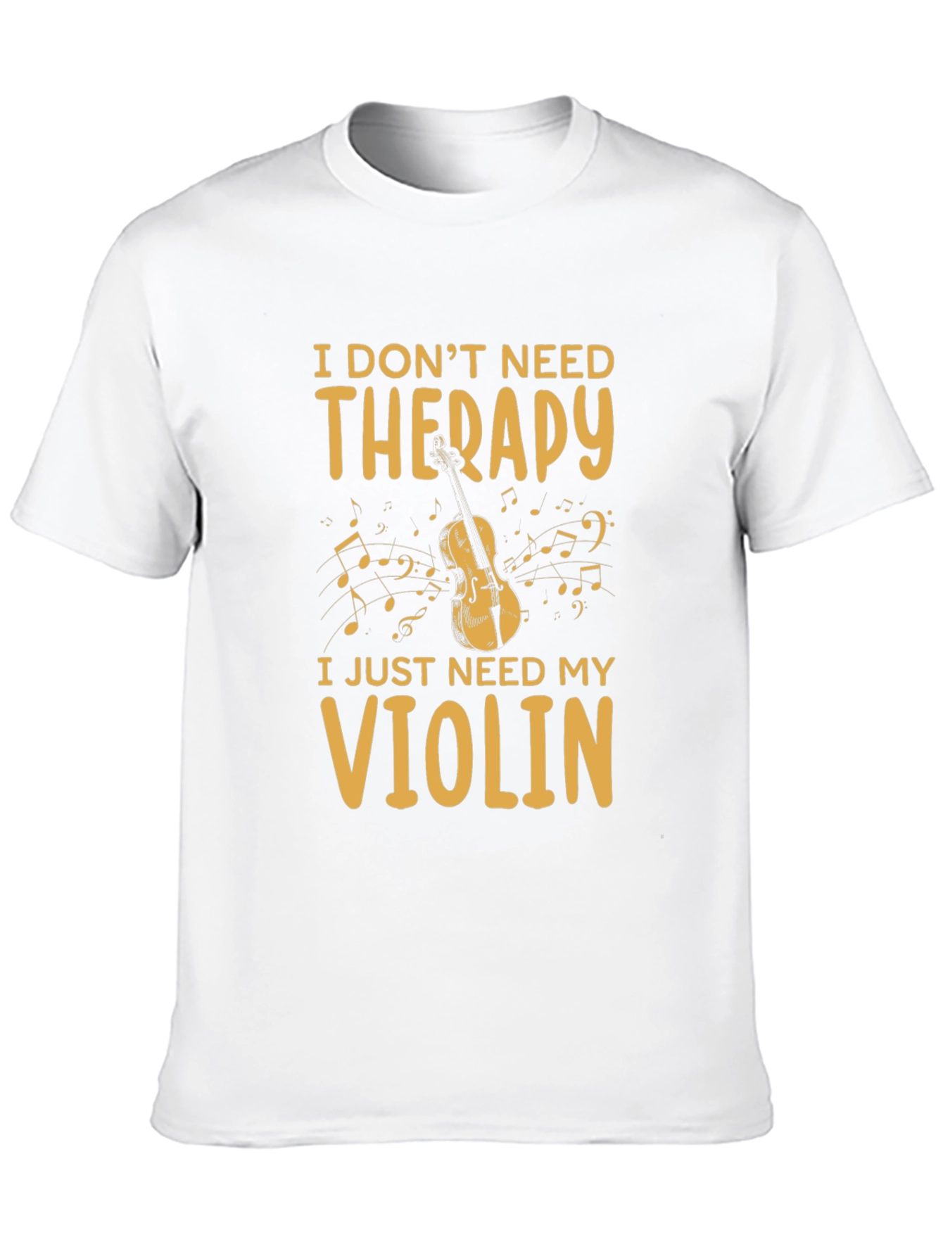 Therapy Violin Graphic T-Shirt