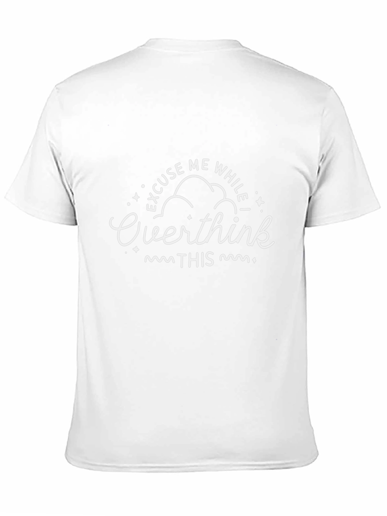 Overthink This Graphic Tee - Soft Black Cotton T-Shirt