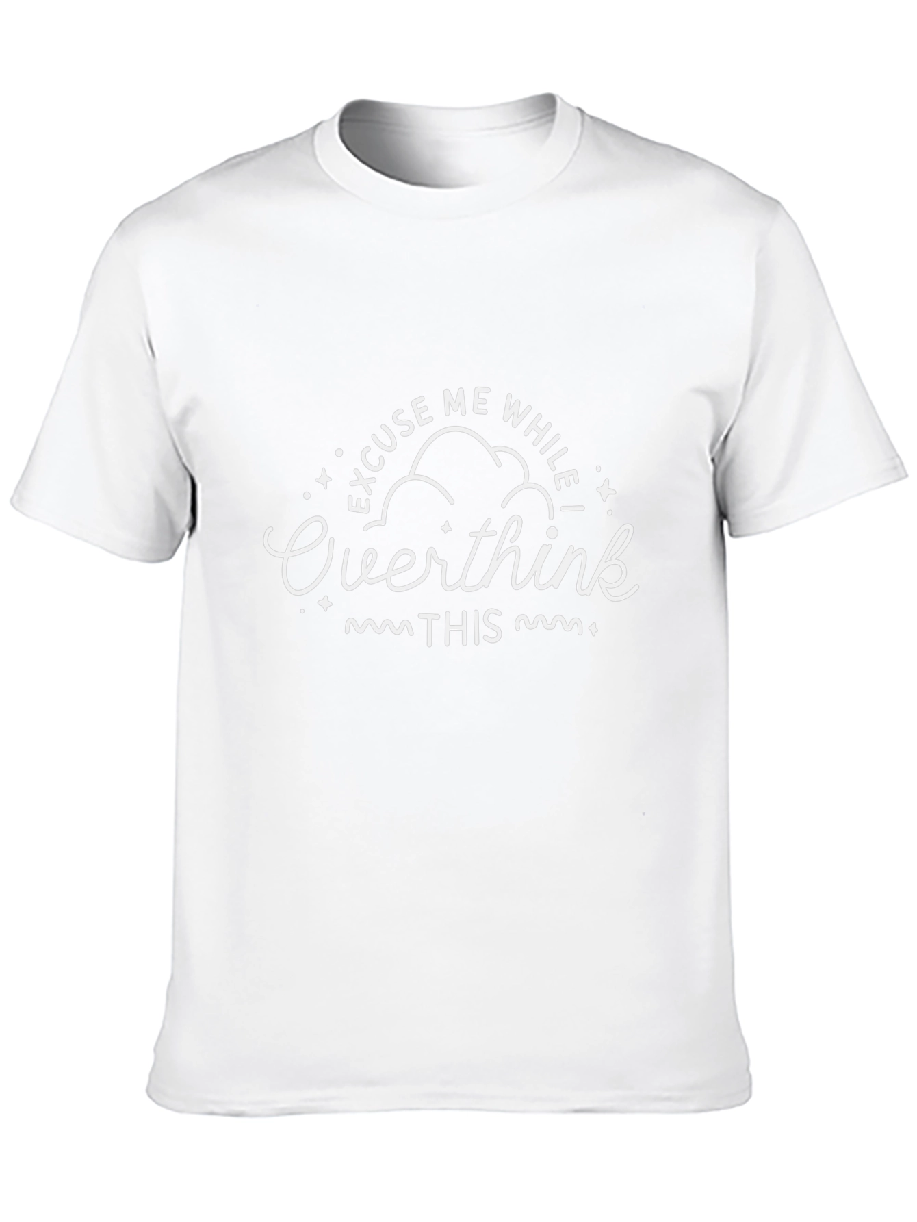 Overthink This Graphic Tee - Soft Black Cotton T-Shirt