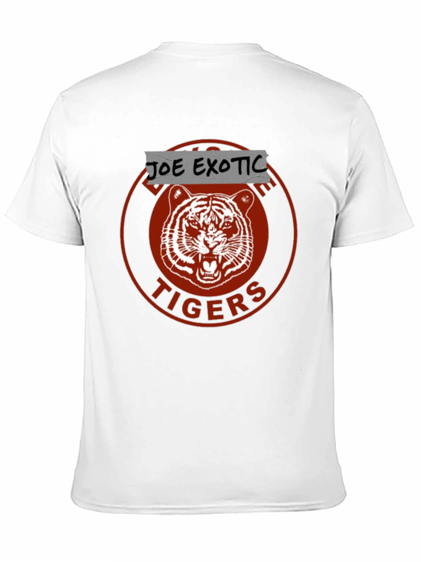 Joe Exotic Tigers Graphic T-Shirt Black Cotton Tee