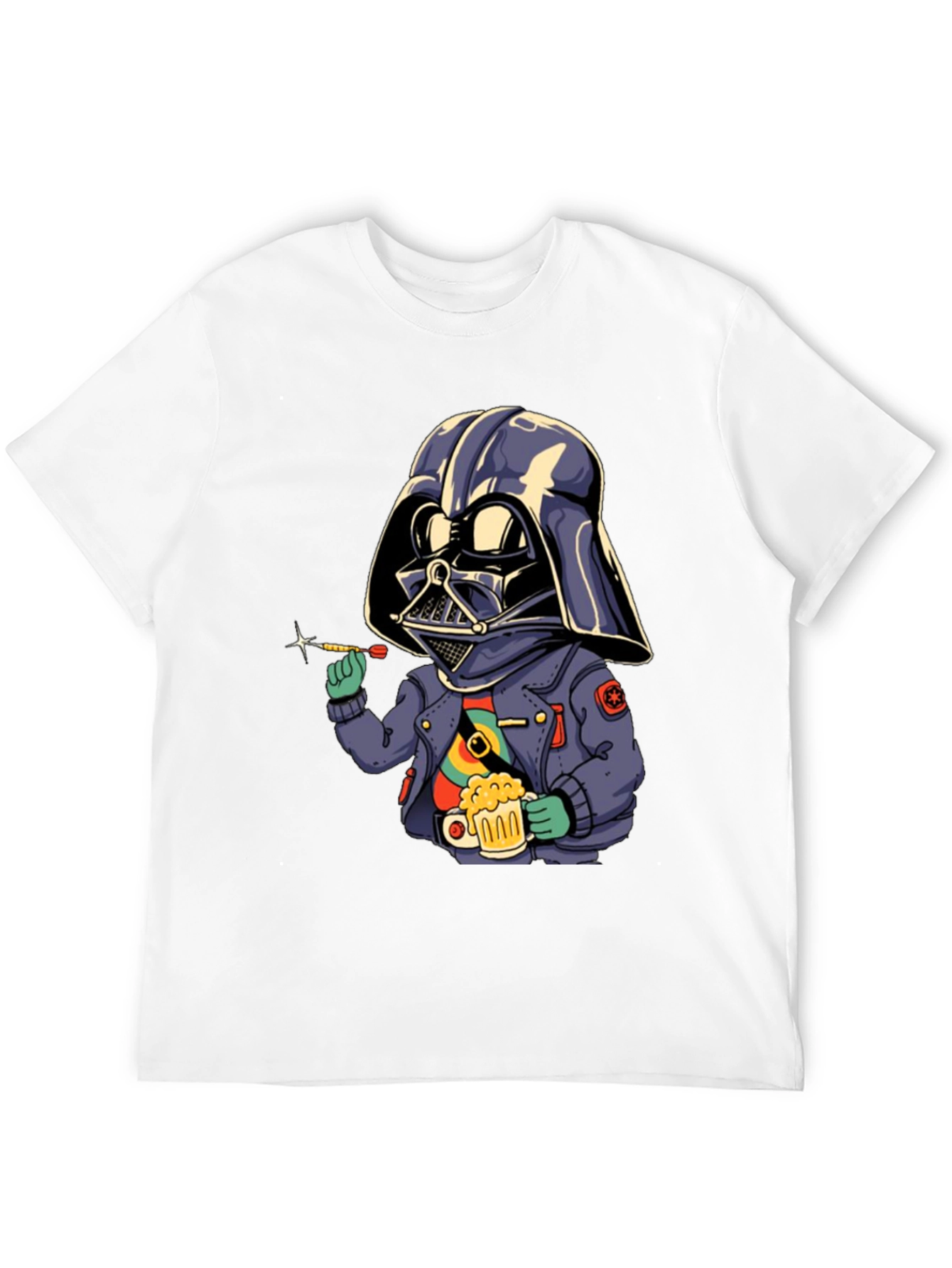 Darth Vader Dart Player Black T-Shirt