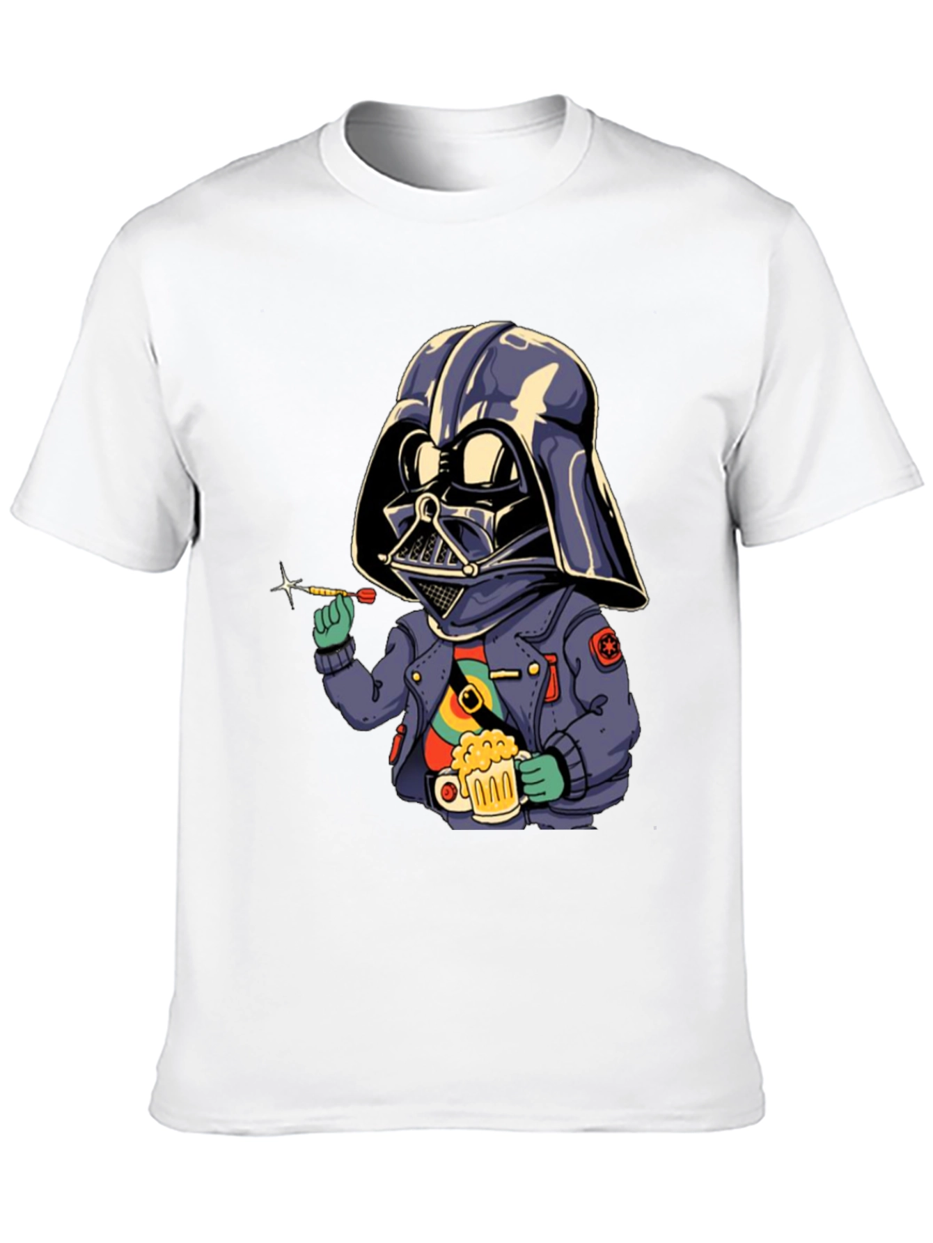 Darth Vader Dart Player Black T-Shirt