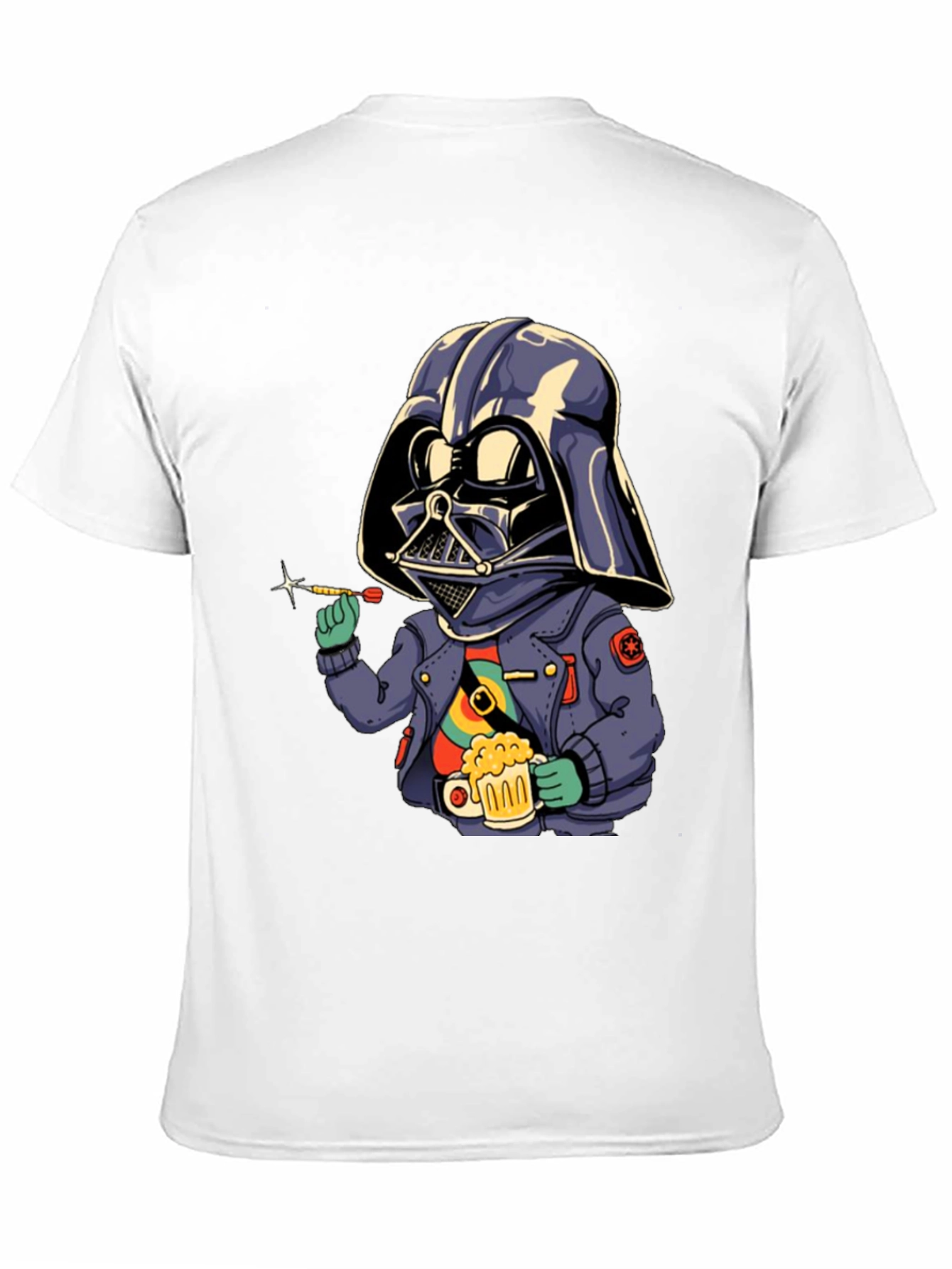 Darth Vader Dart Player Black T-Shirt
