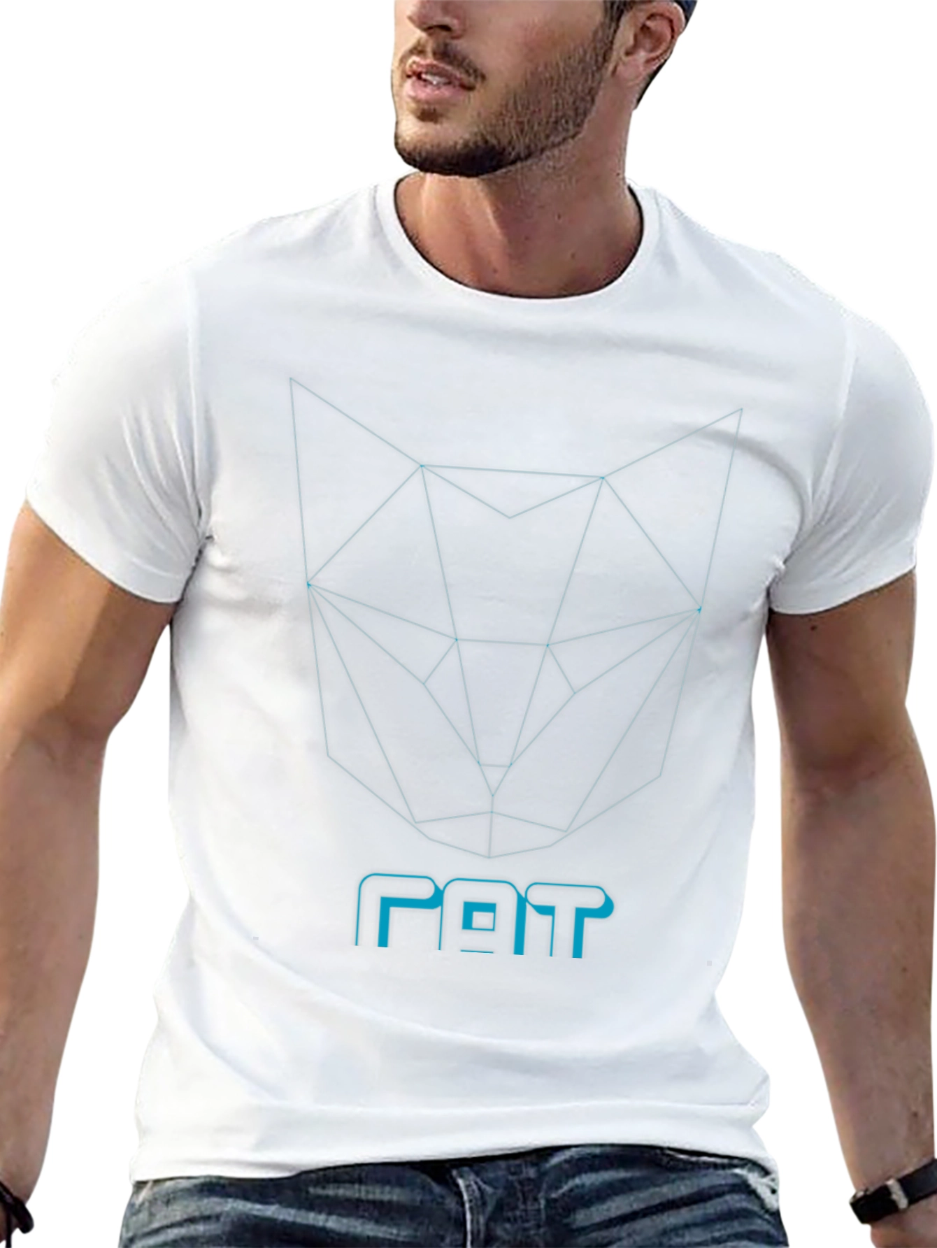 Geometric Fox T-Shirt - Modern Graphic Tee