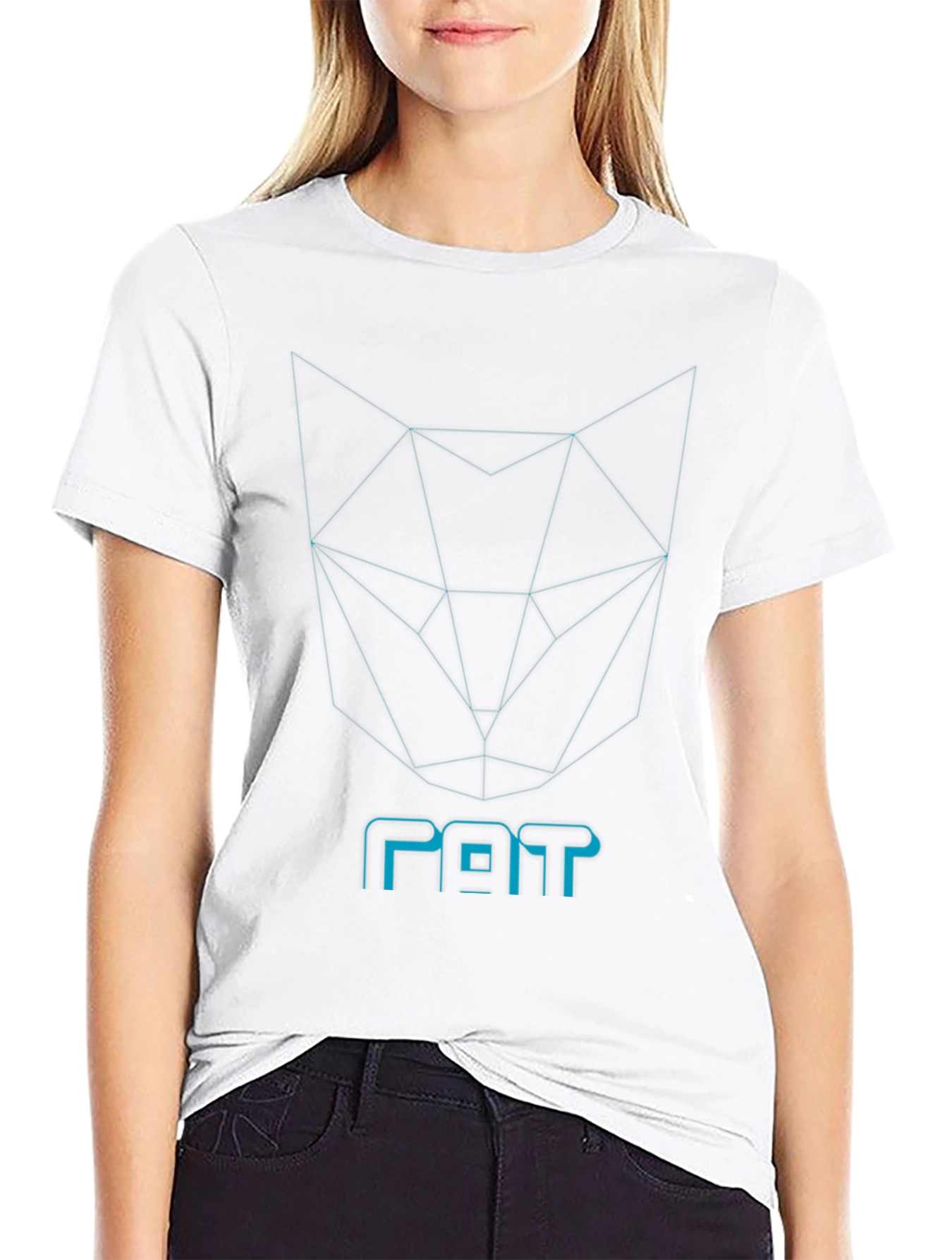 Geometric Fox T-Shirt - Modern Graphic Tee