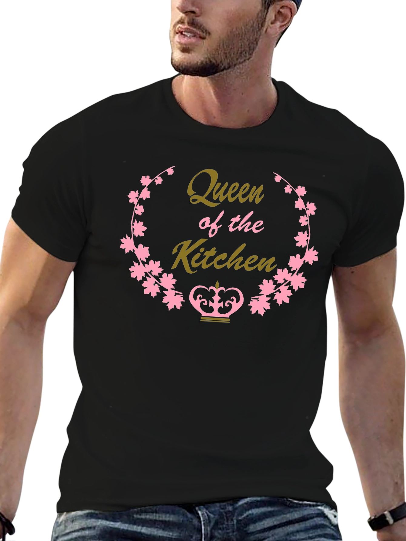 Queen of the Kitchen Black T-Shirt