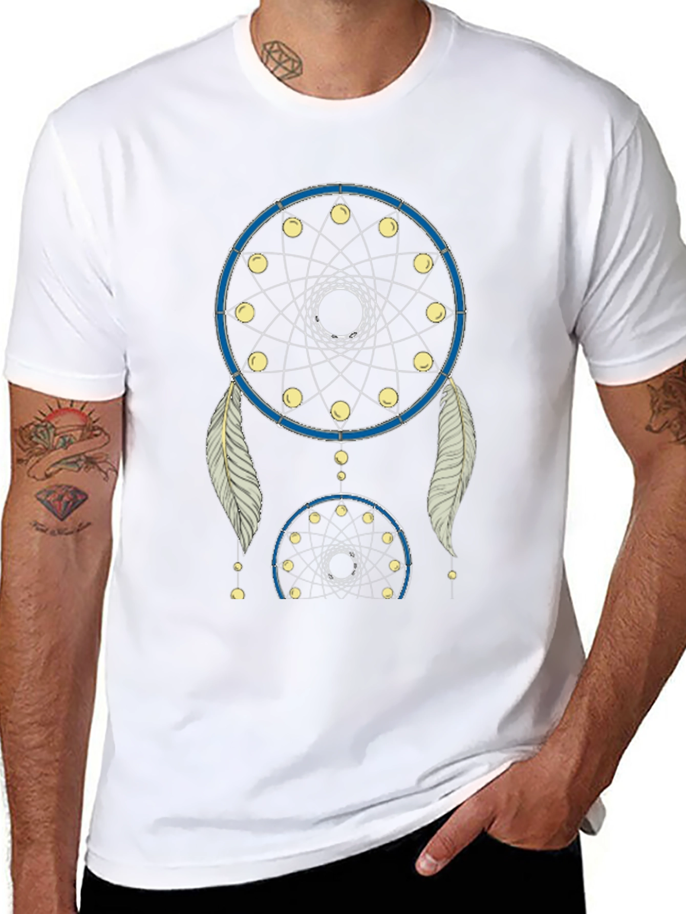Dream Catcher Graphic Tee - Native American Inspired