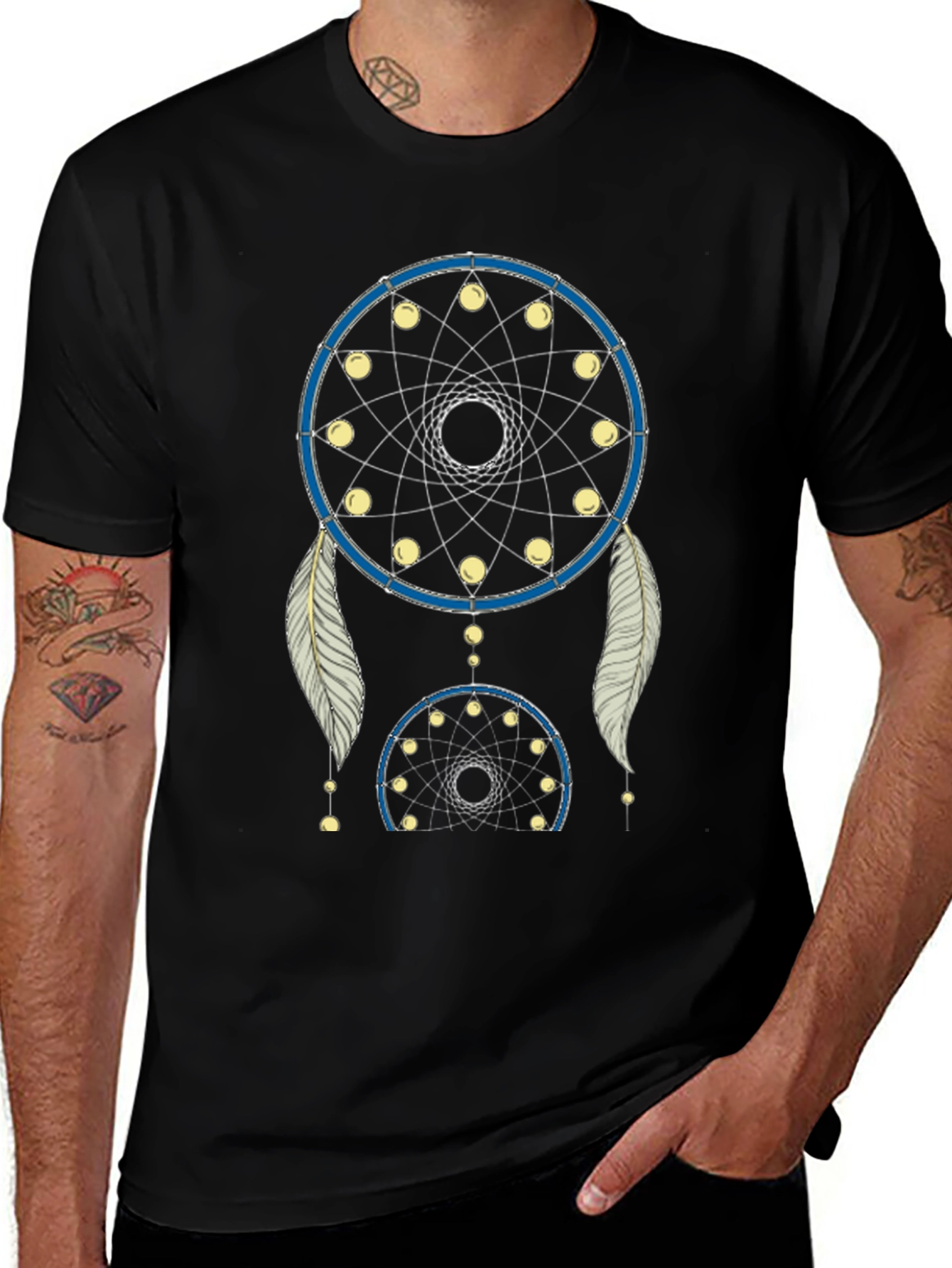 Dream Catcher Graphic Tee - Native American Inspired
