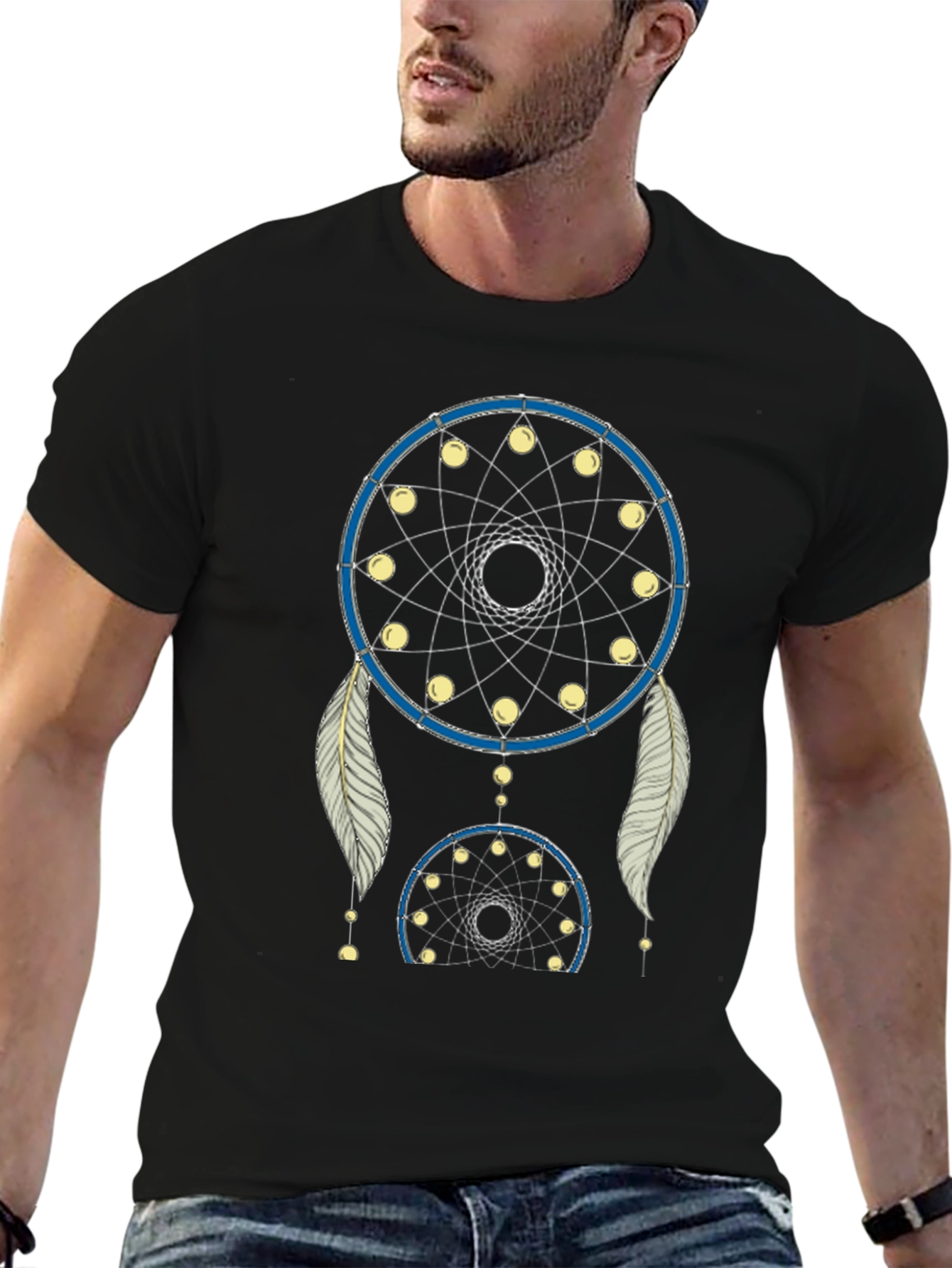 Dream Catcher Graphic Tee - Native American Inspired