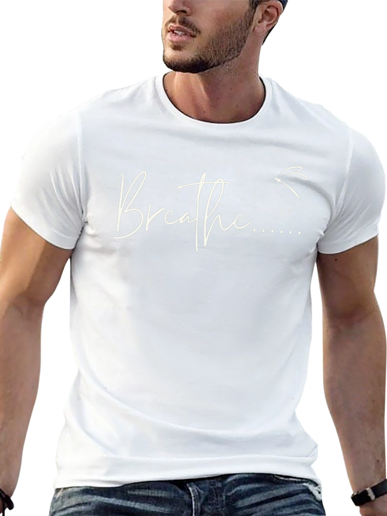 Breathe Graphic Tee - Relaxed Fit