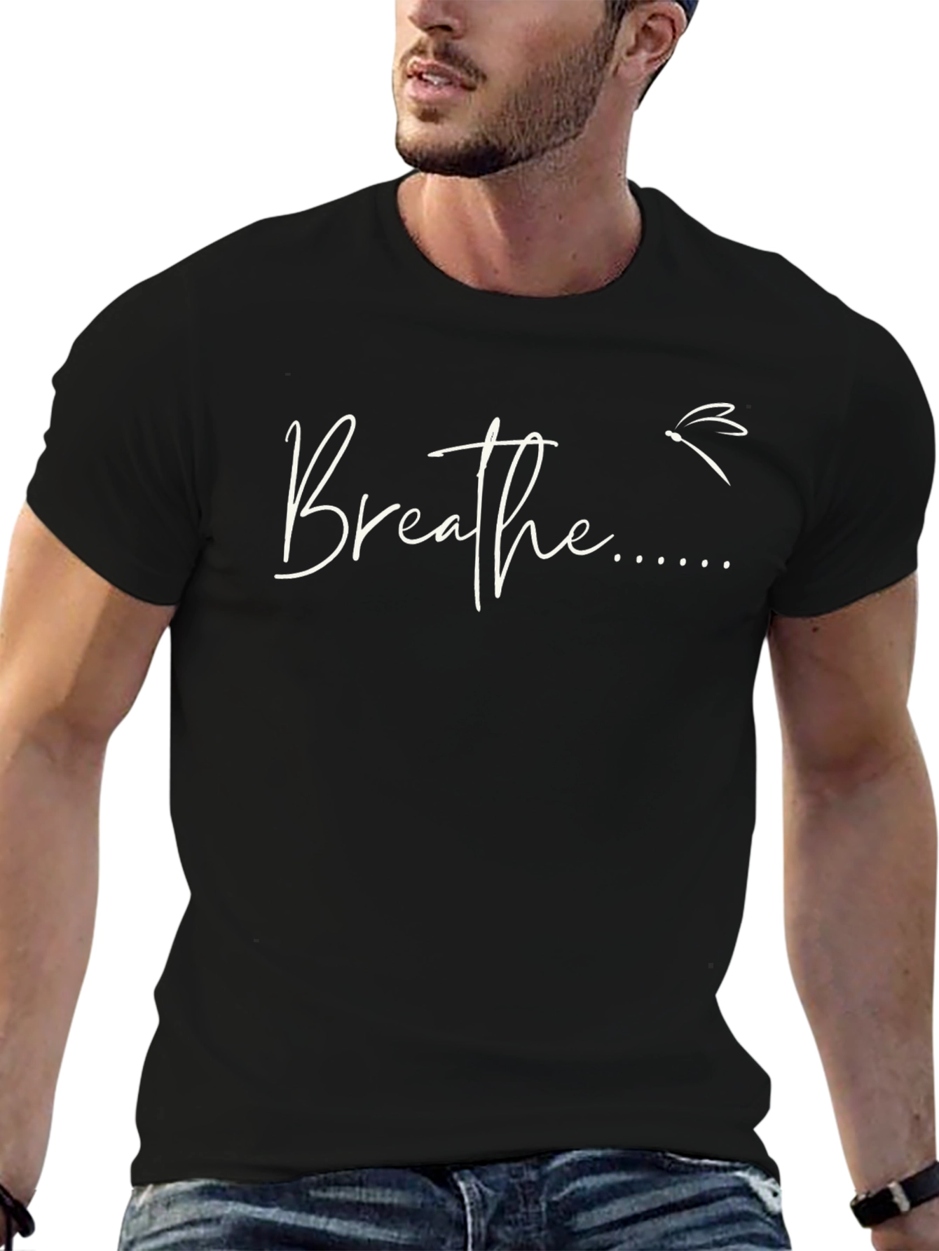 Breathe Graphic Tee - Relaxed Fit