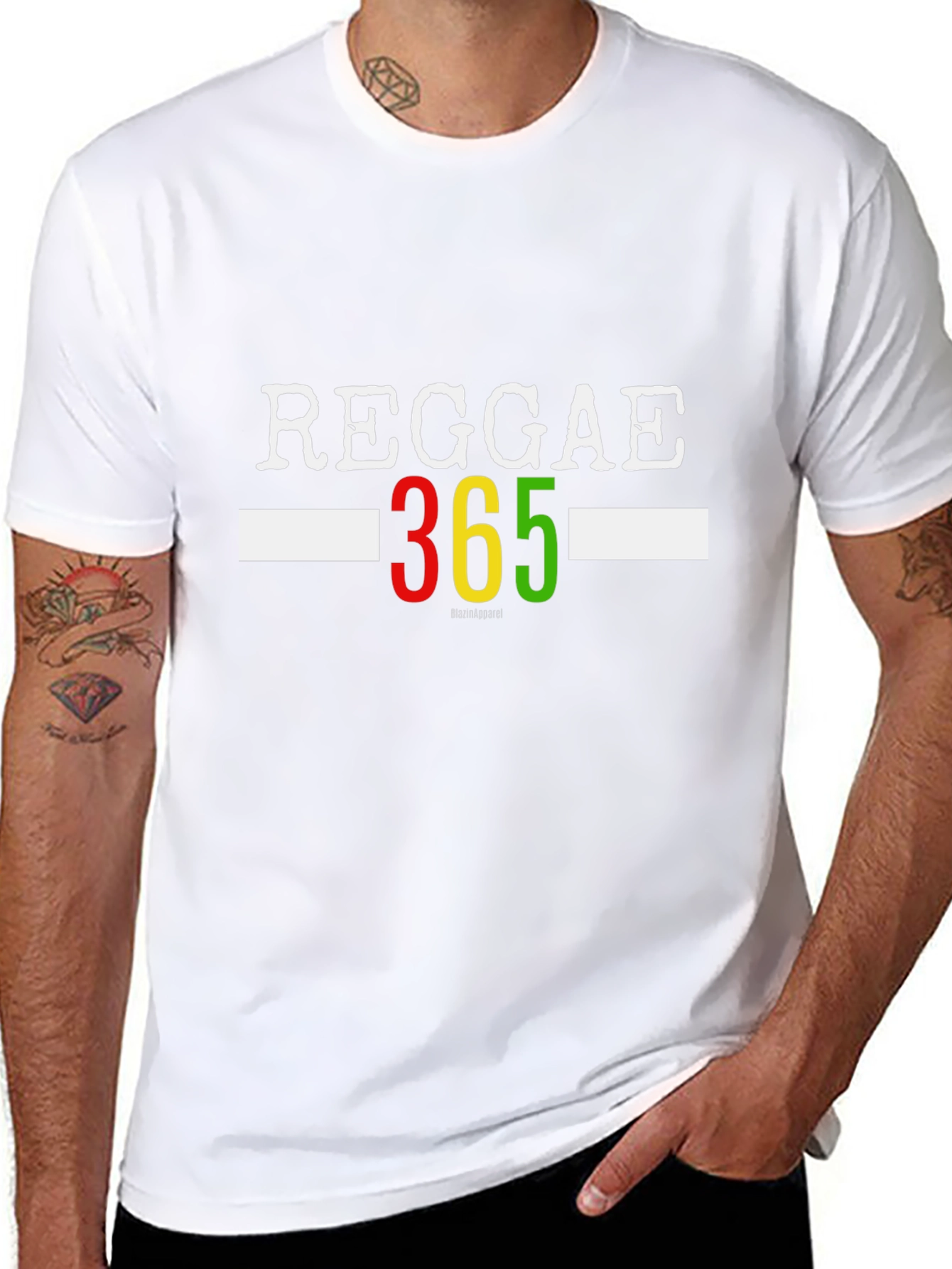 Reggae 365 Graphic T-Shirt - Mens Black Tee