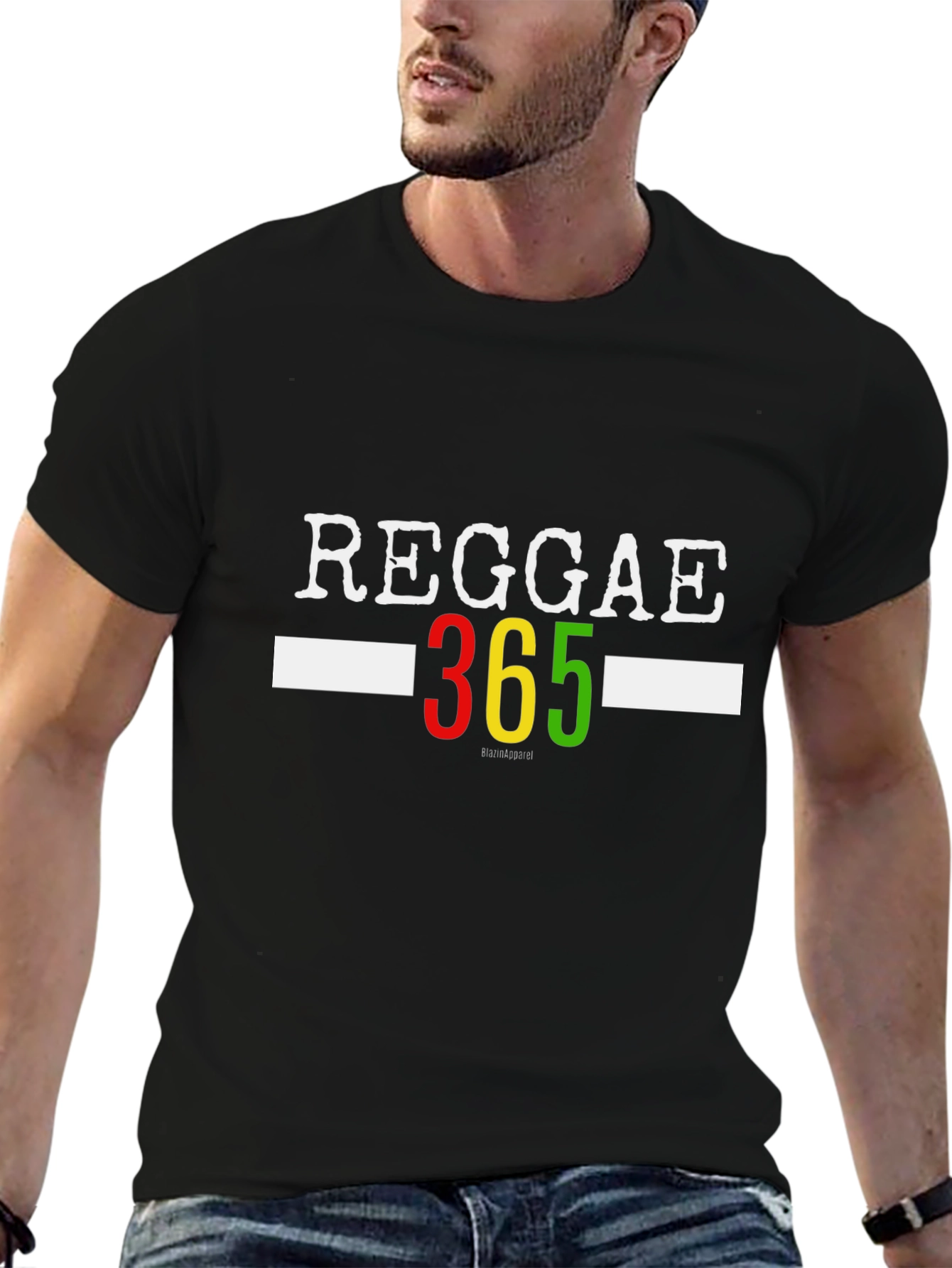 Reggae 365 Graphic T-Shirt - Mens Black Tee