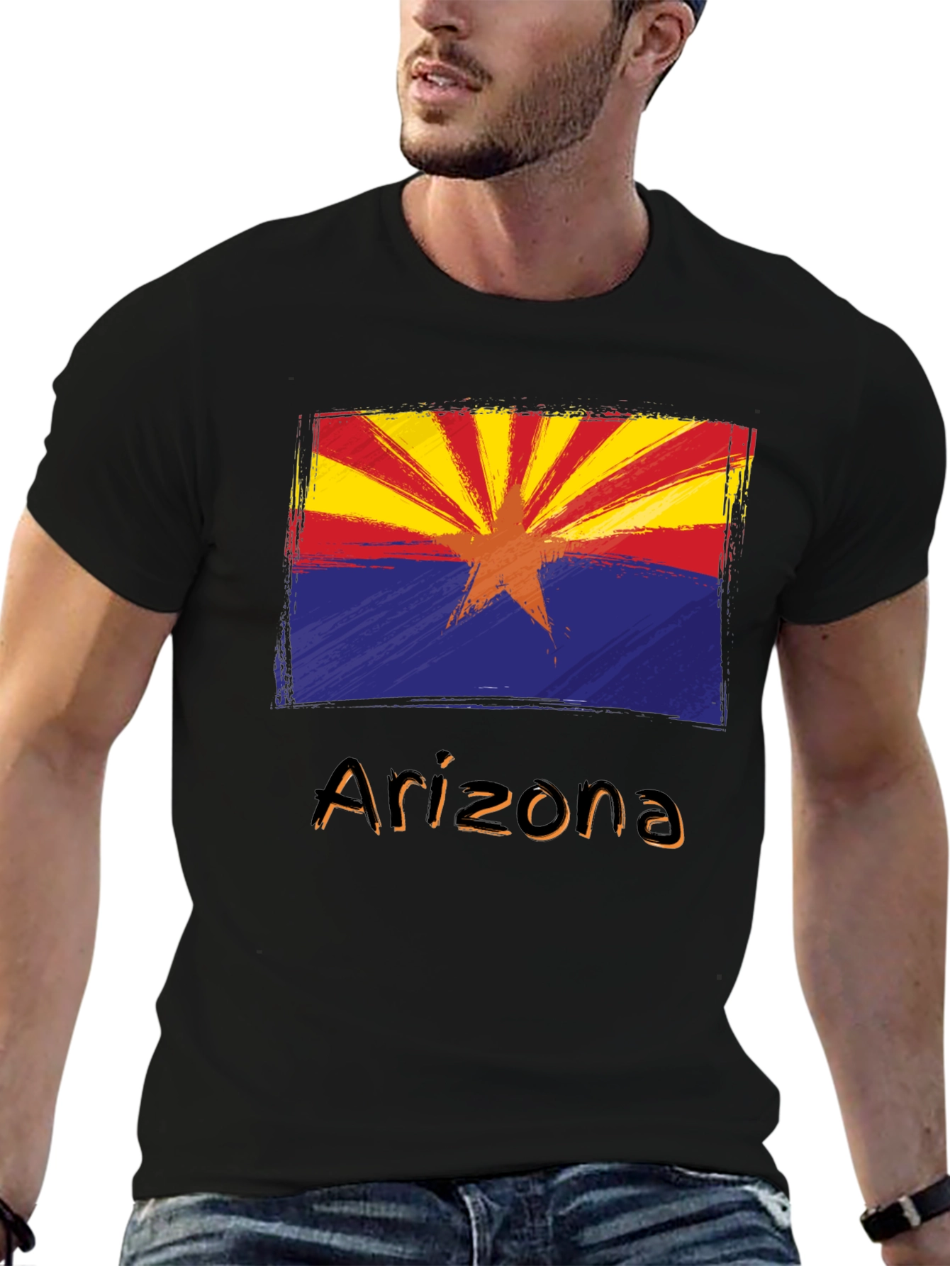 Arizona State Flag Graphic T-Shirt
