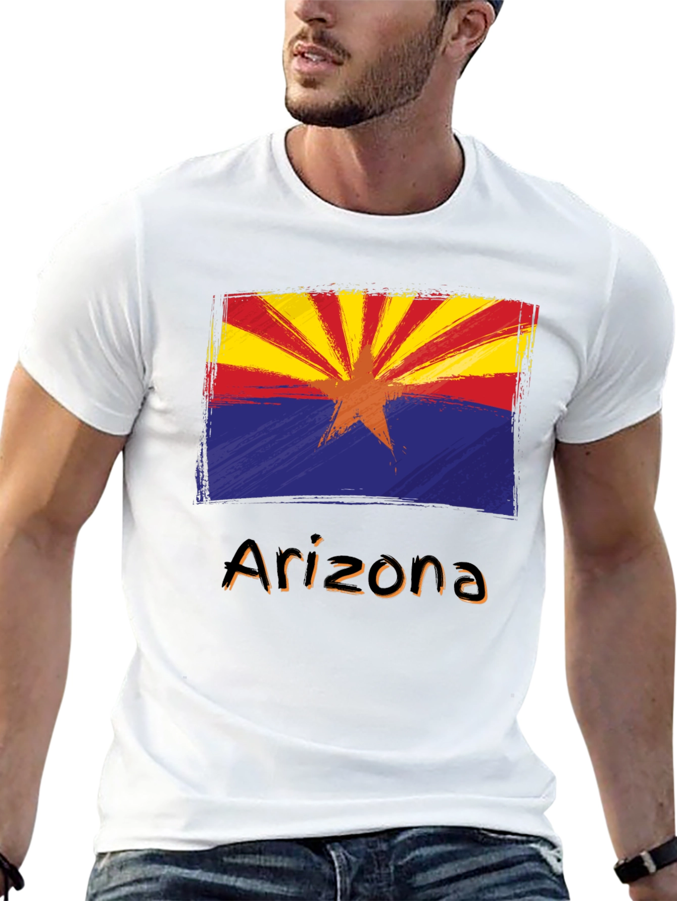 Arizona State Flag Graphic T-Shirt