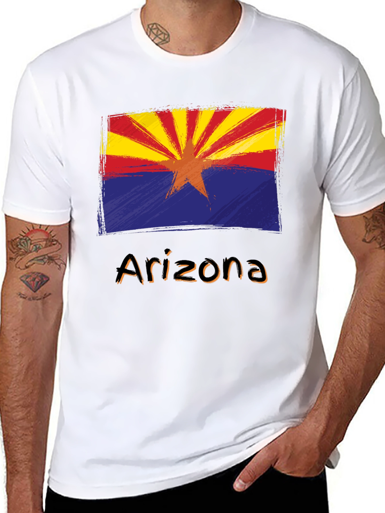 Arizona State Flag Graphic T-Shirt