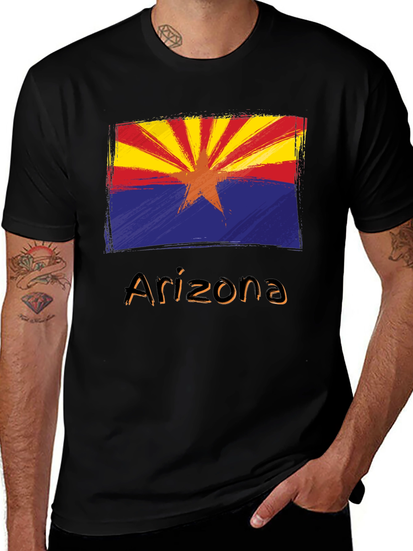 Arizona State Flag Graphic T-Shirt