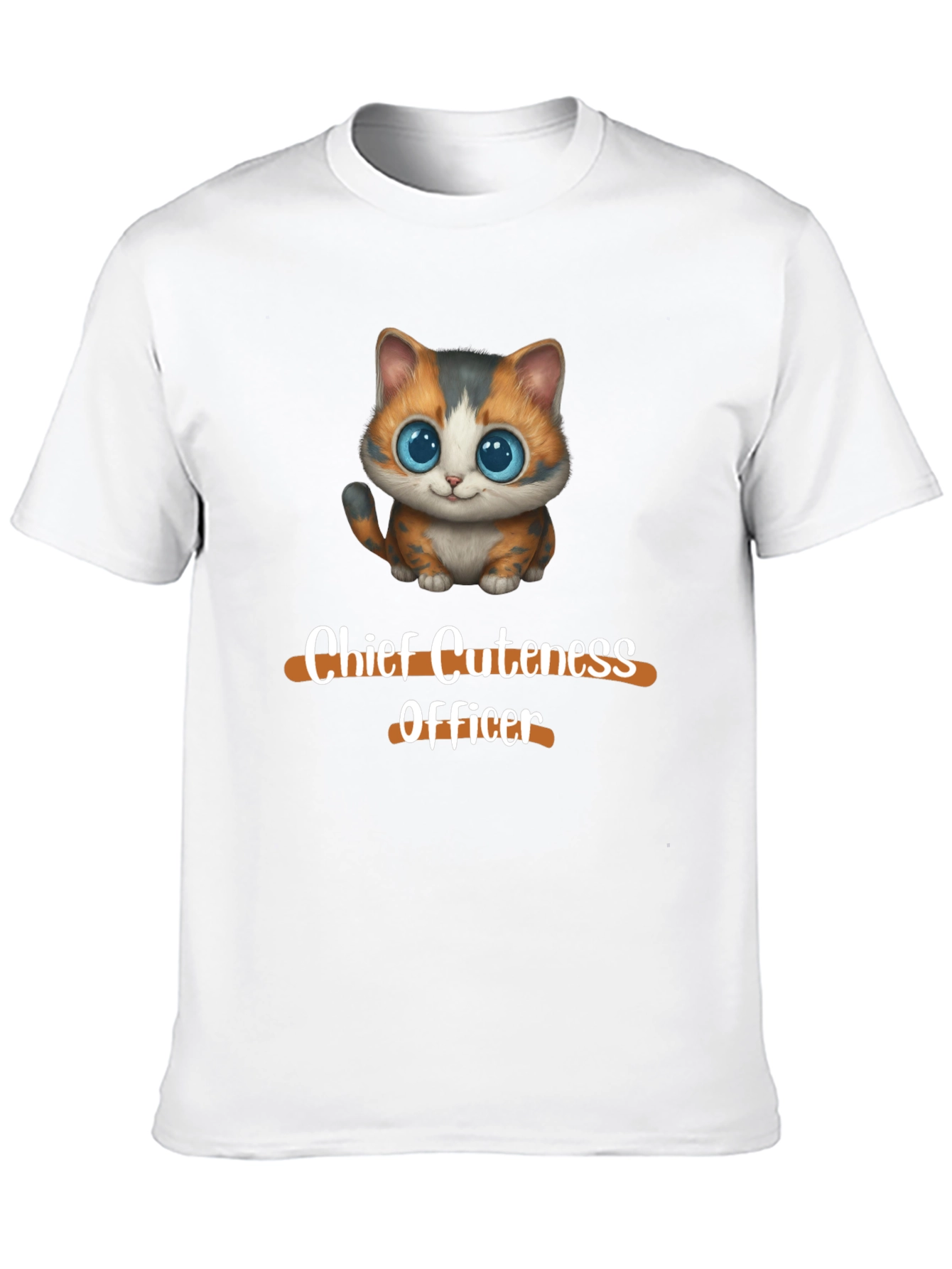 Cute Cat Chief Cuteness Officer T-Shirt
