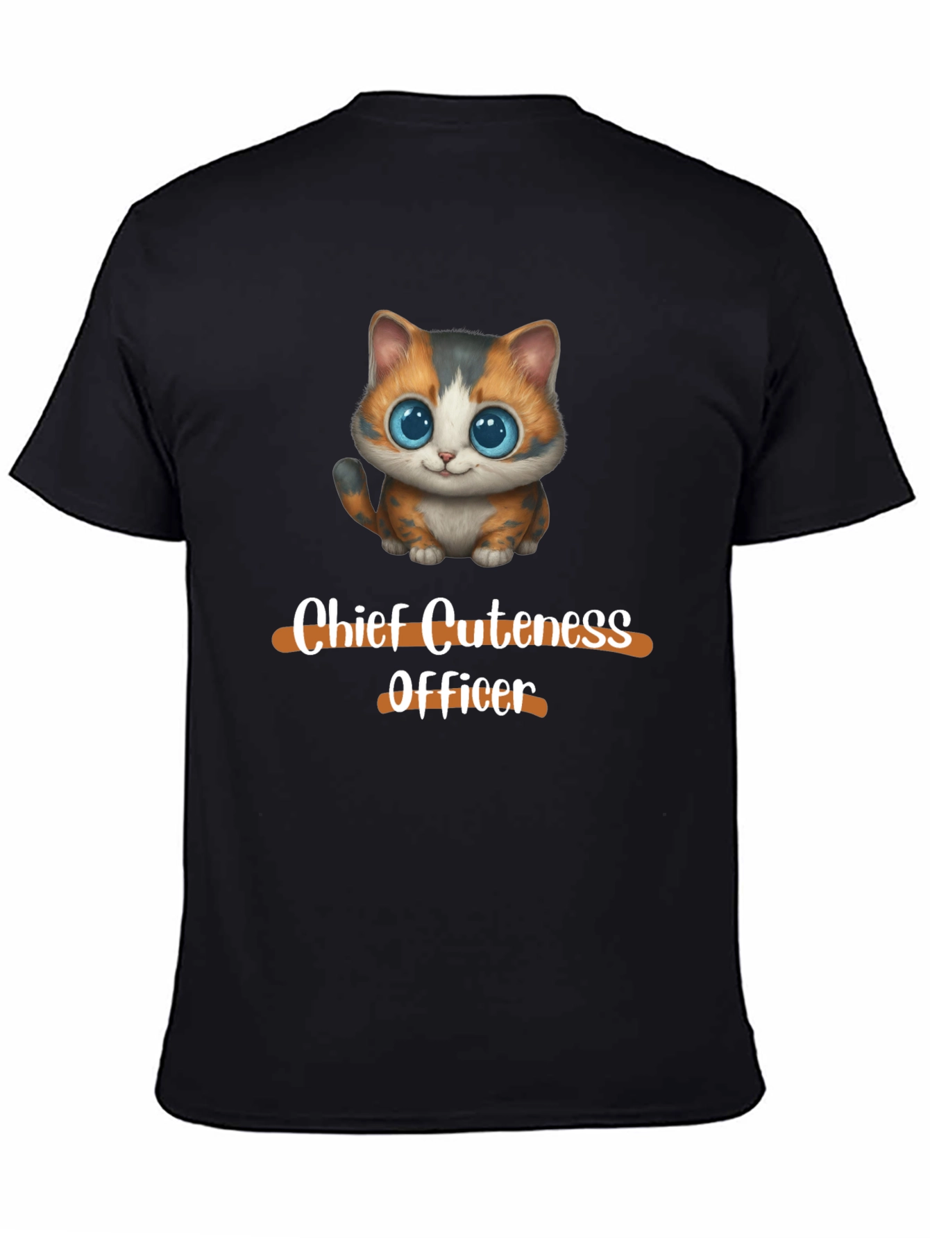 Cute Cat Chief Cuteness Officer T-Shirt