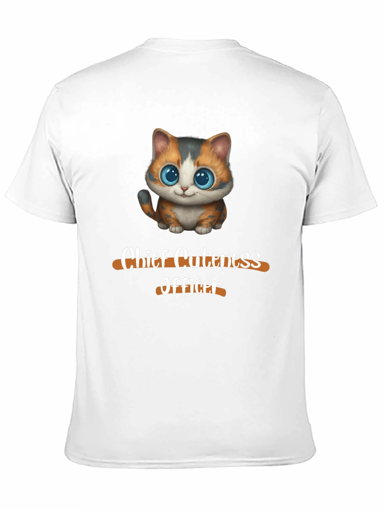 Cute Cat Chief Cuteness Officer T-Shirt