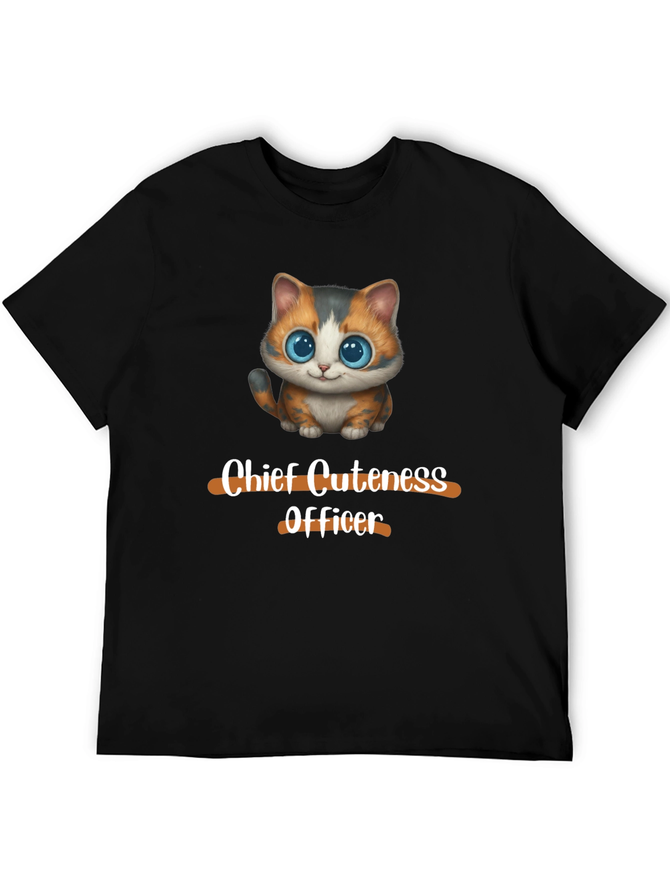 Cute Cat Chief Cuteness Officer T-Shirt