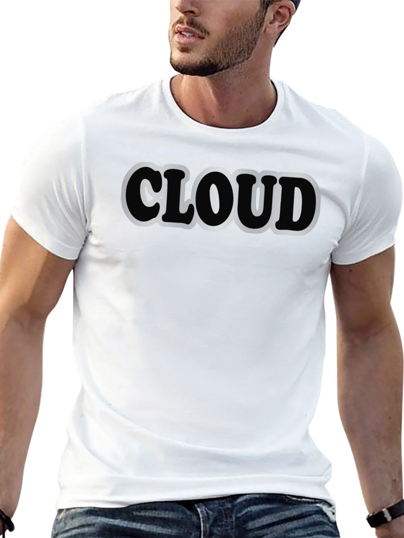 Cloud Graphic T-Shirt - Soft Cotton Blend