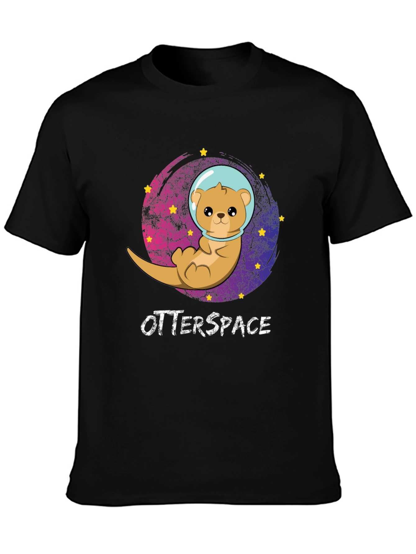 Otterspace T-Shirt: Cute Space Otter Design
